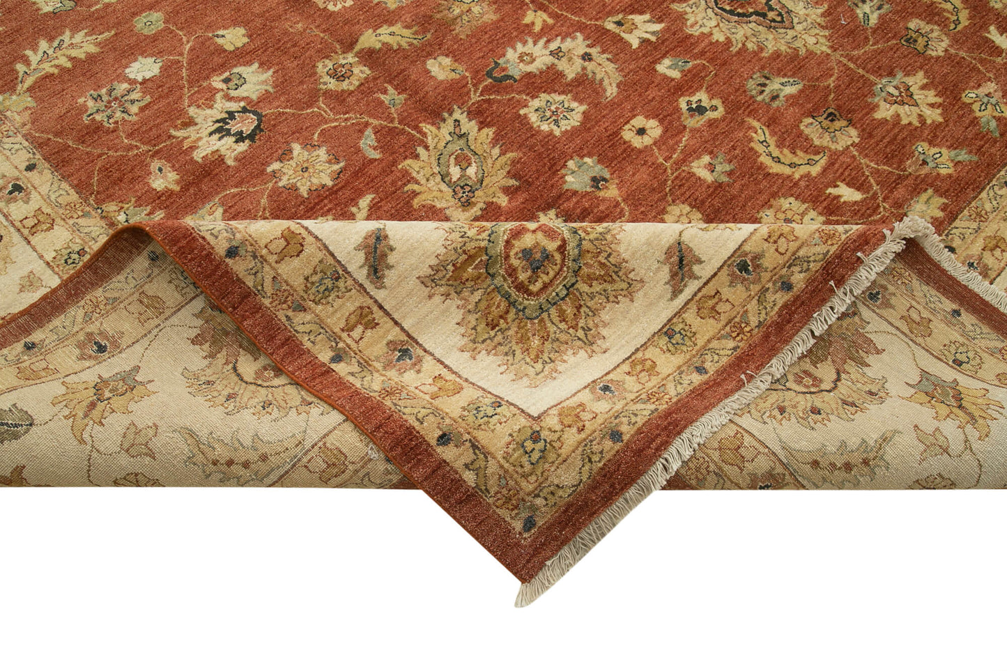 12x18 Beige Oushak Rug - 35940