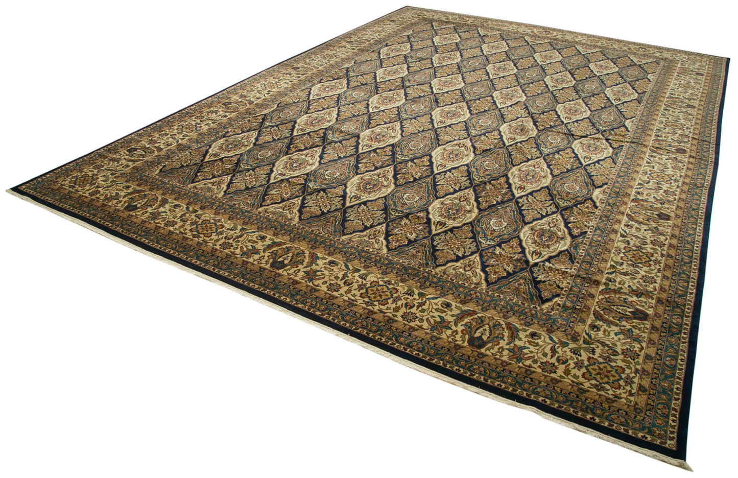 13x20 Beige Oushak Rug - 35943