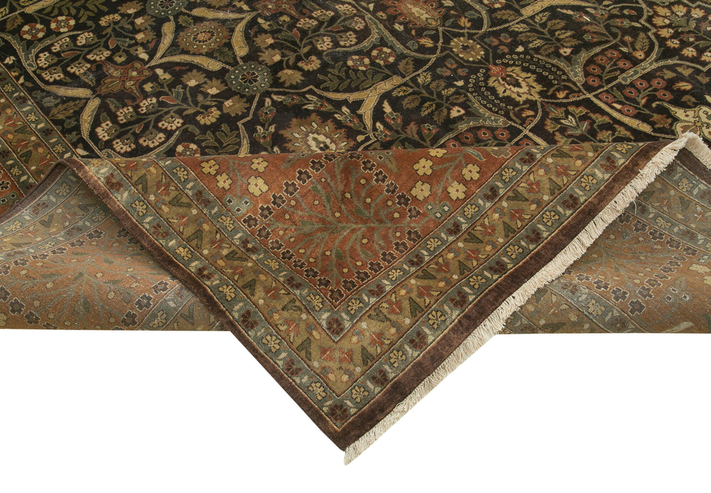 12x16 Brown Oushak Rug - 35944