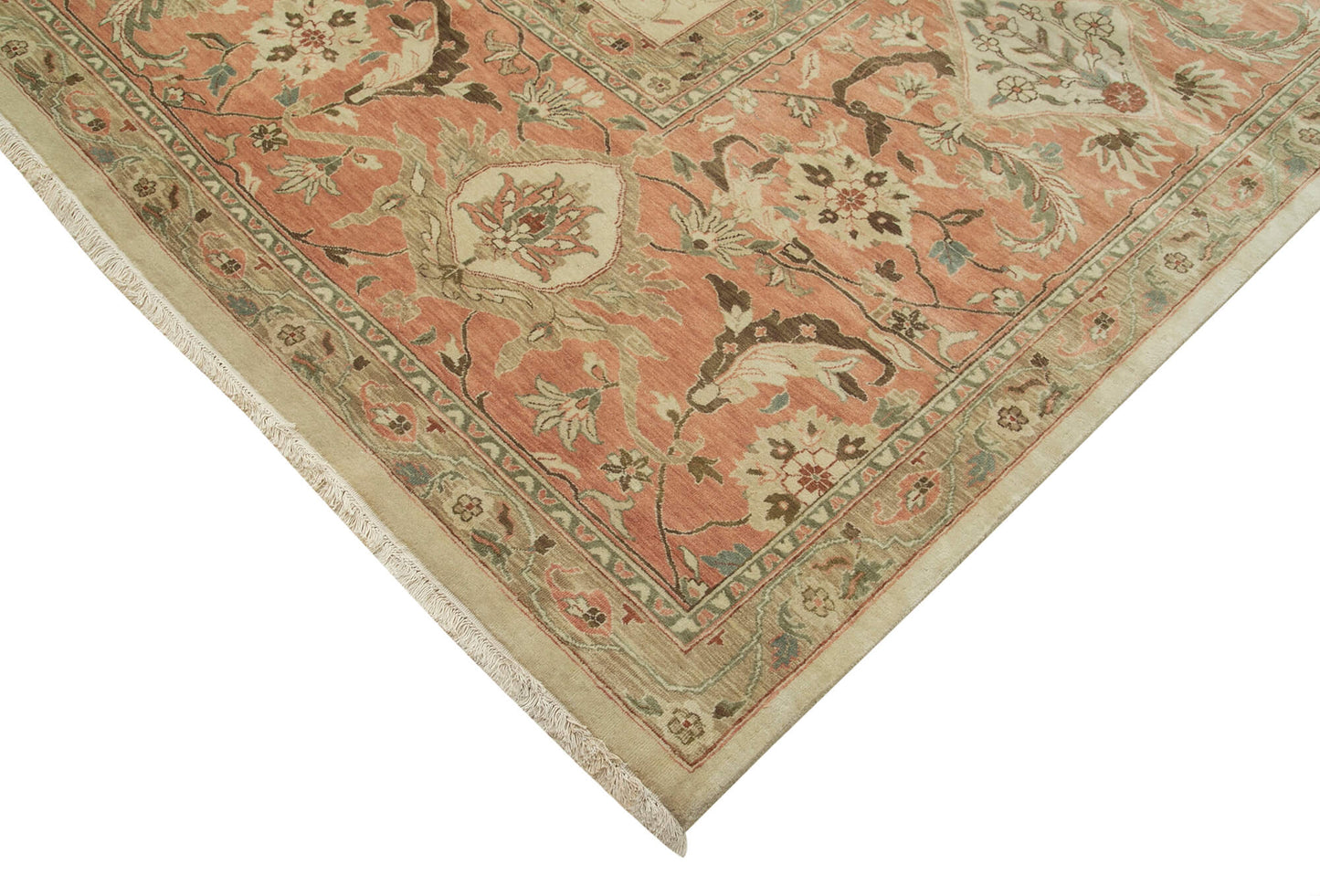 12x18 Beige Oushak Rug - 35945