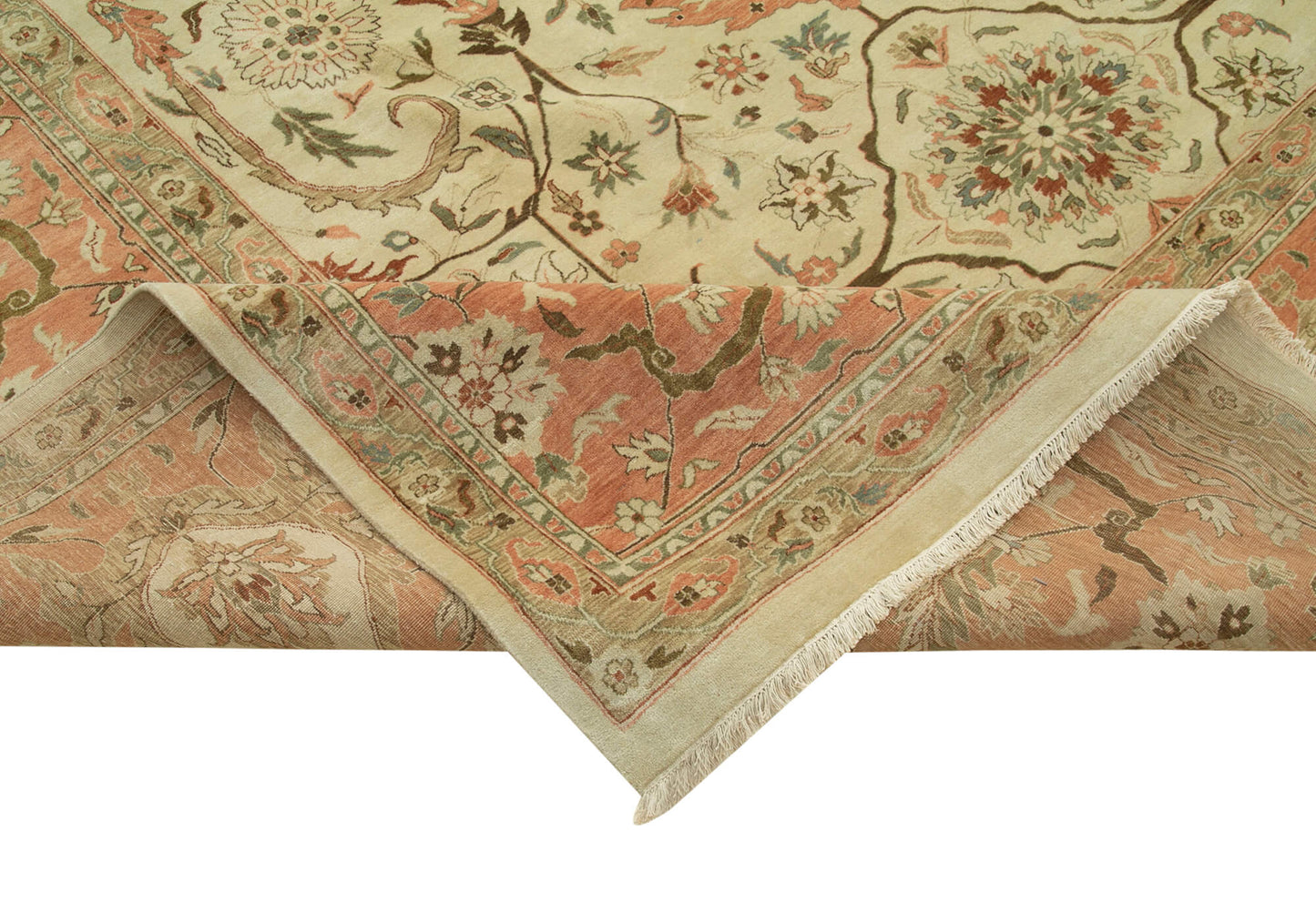 12x18 Beige Oushak Rug - 35945