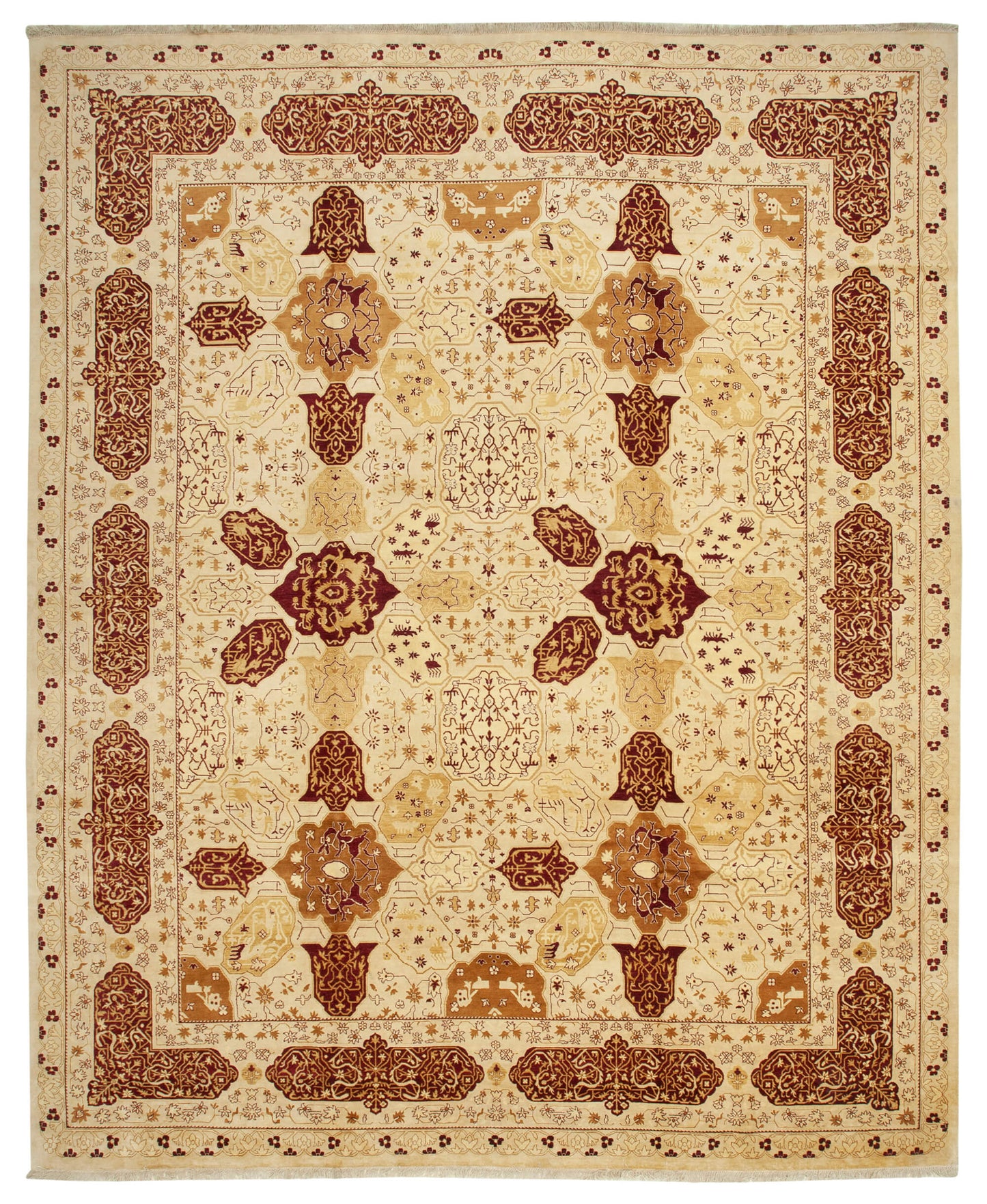 12x15 Beige Oushak Rug - 35947