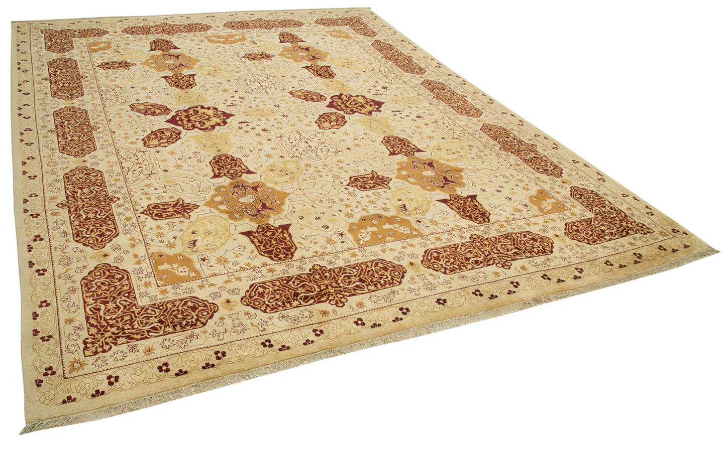 12x15 Beige Oushak Rug - 35947