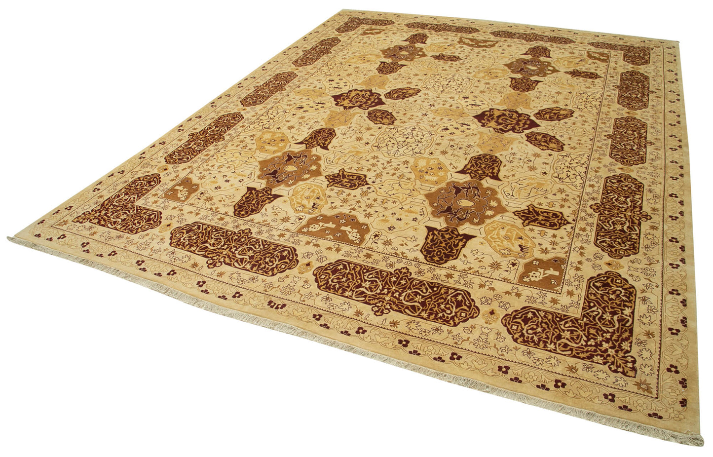 12x15 Beige Oushak Rug - 35947