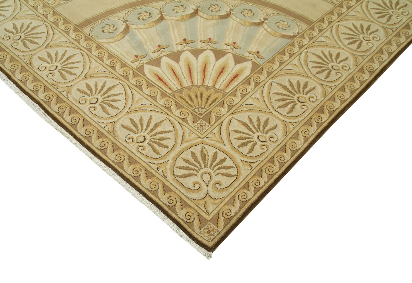 12x15 Beige Oushak Rug - 35948