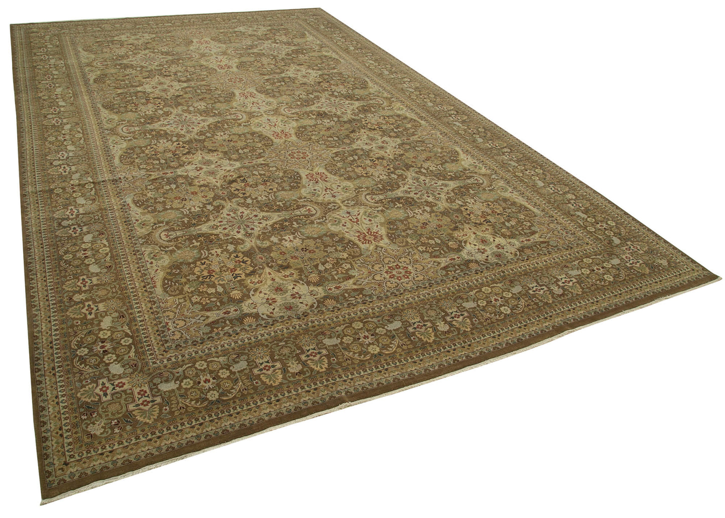 11x18 Brown Oushak Rug - 35949