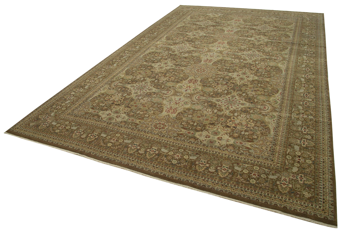 11x18 Brown Oushak Rug - 35949