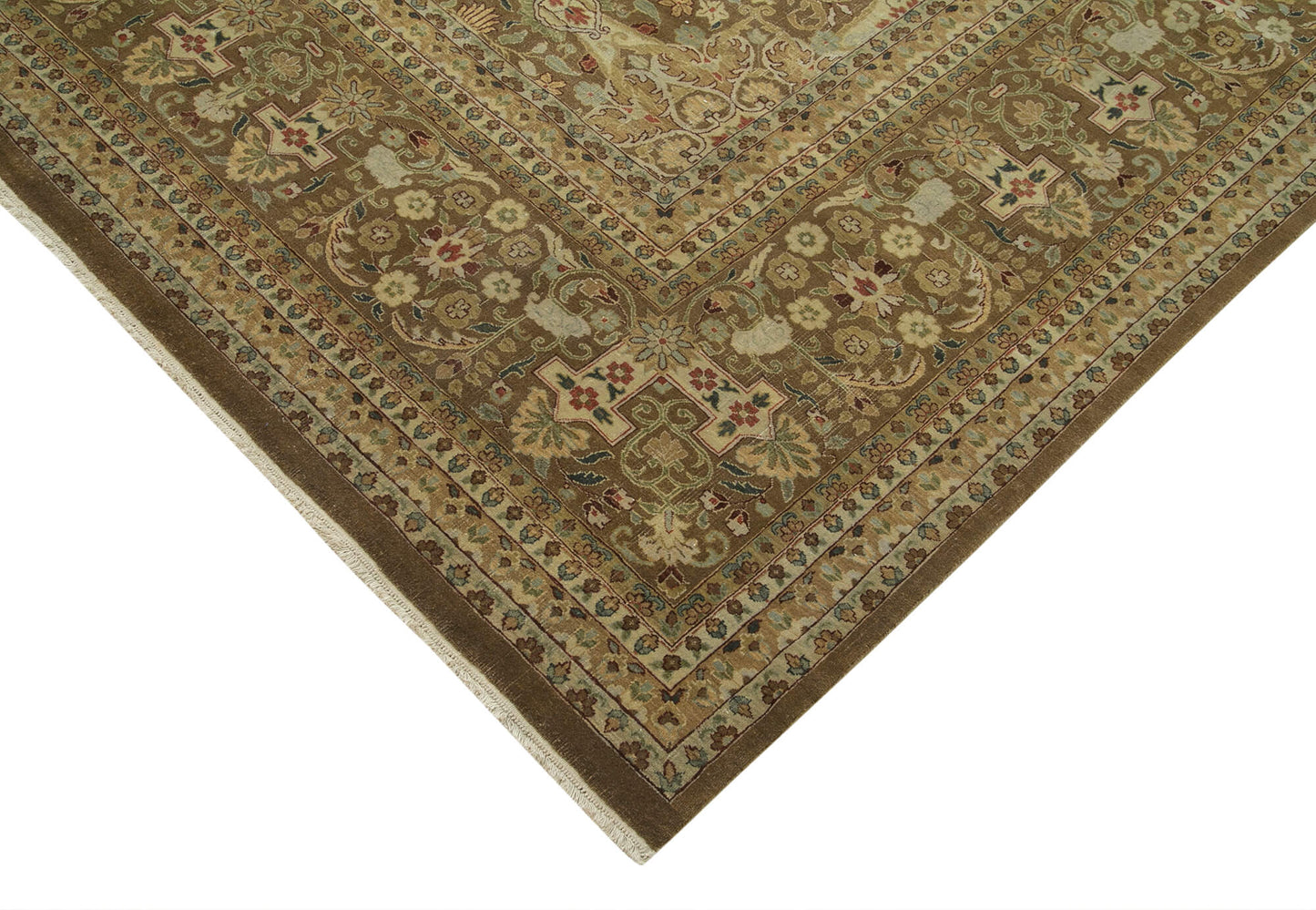 11x18 Brown Oushak Rug - 35949