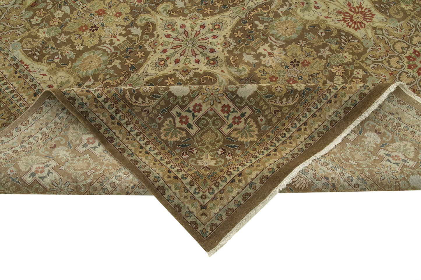 11x18 Brown Oushak Rug - 35949