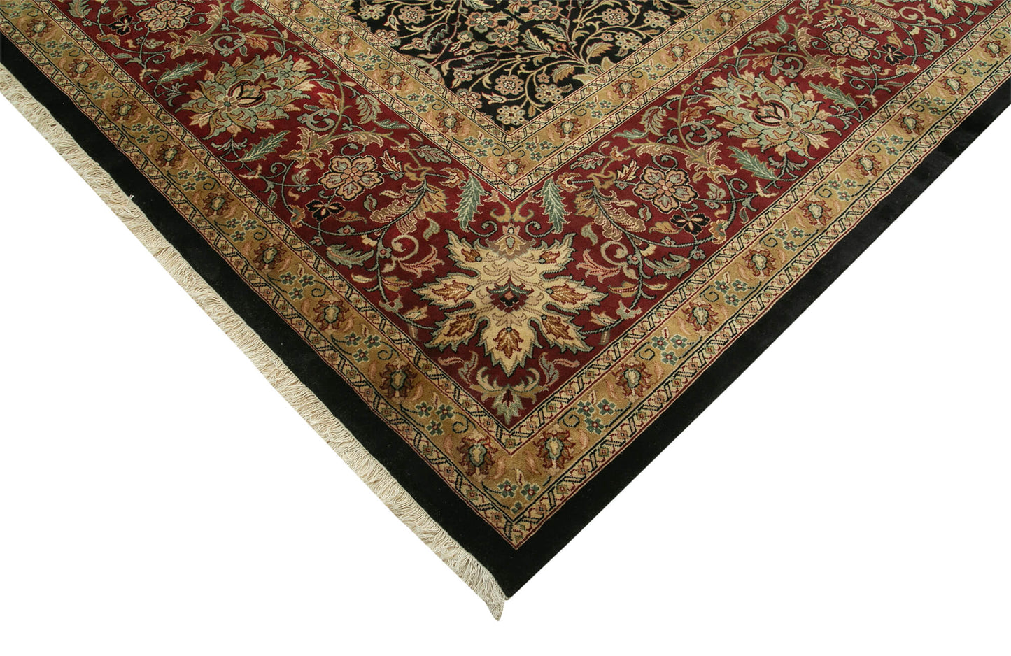 13x17 Black Oushak Rug - 35950