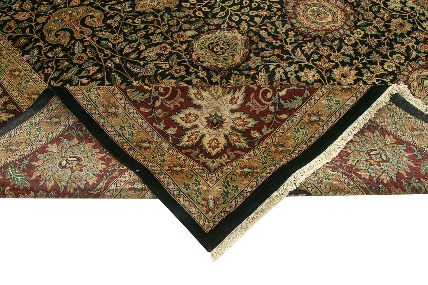 13x17 Black Oushak Rug - 35950