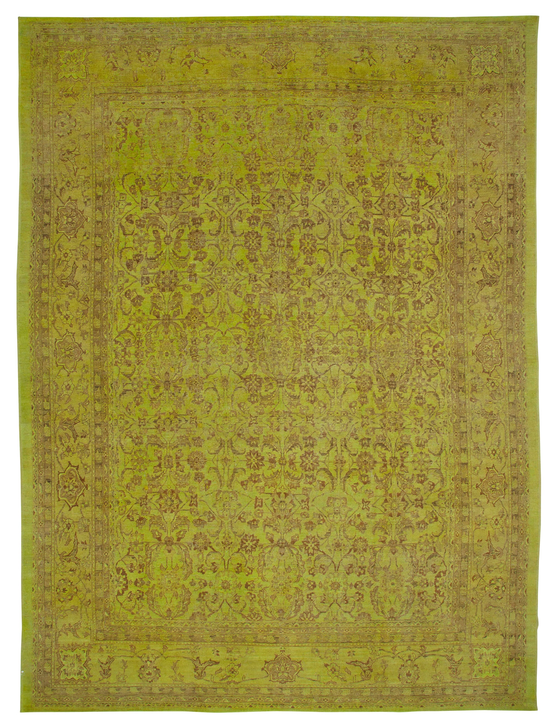 14x18 Yellow Oushak Rug - 35952