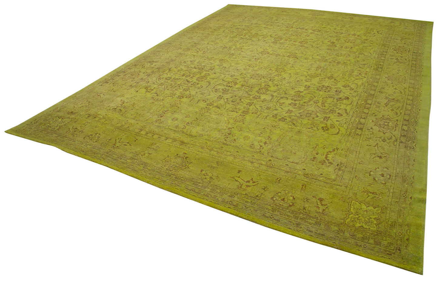 14x18 Yellow Oushak Rug - 35952