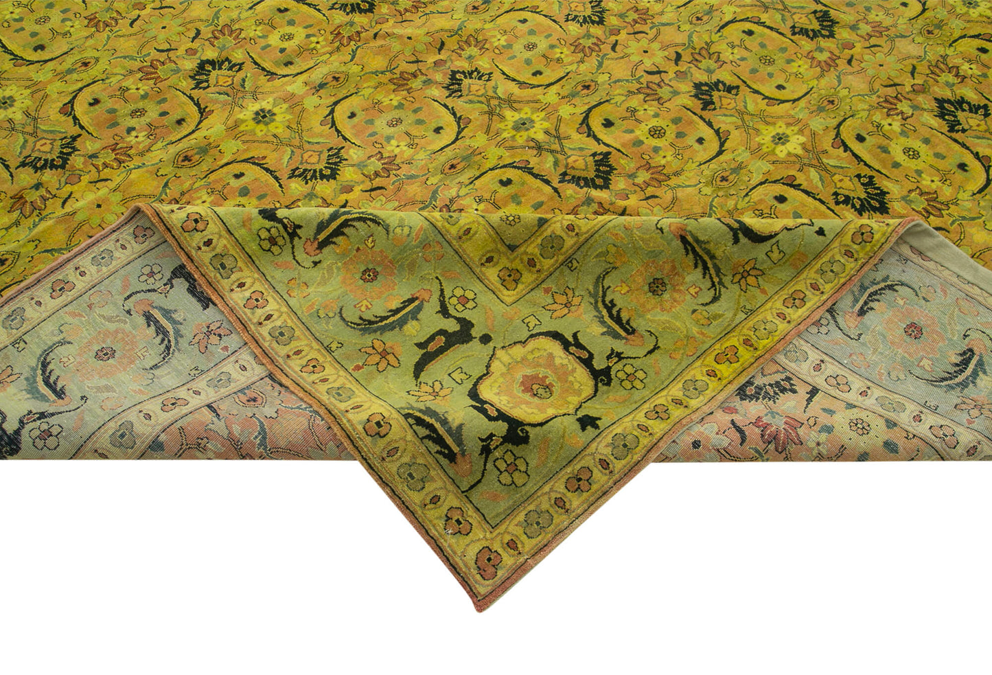 14x18 Green Oushak Rug - 35953