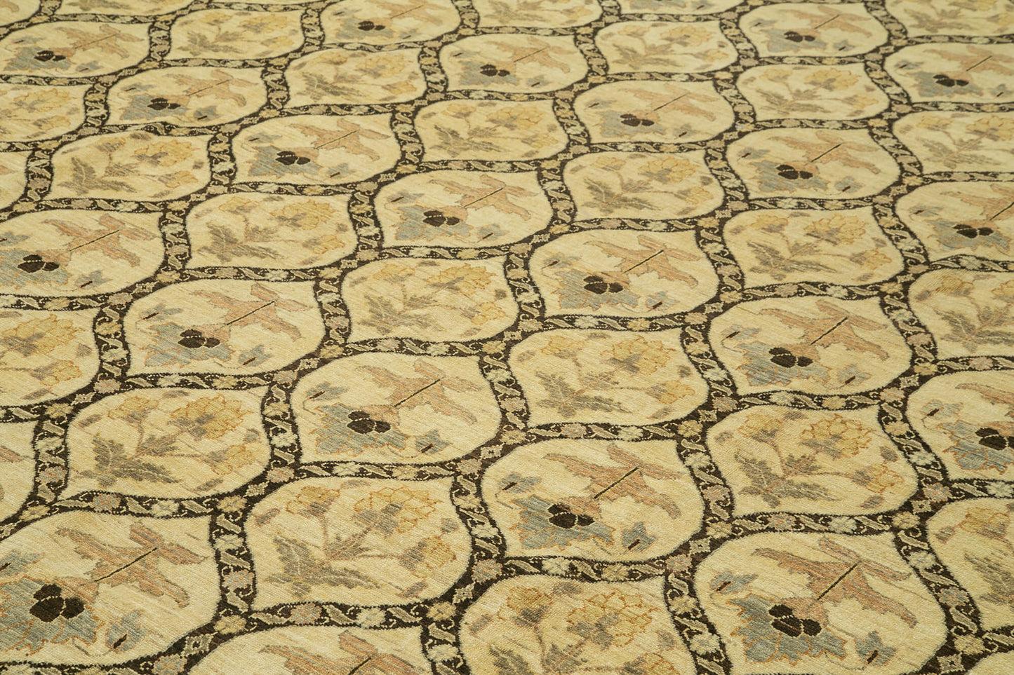 12x15 Beige Oushak Rug - 35954