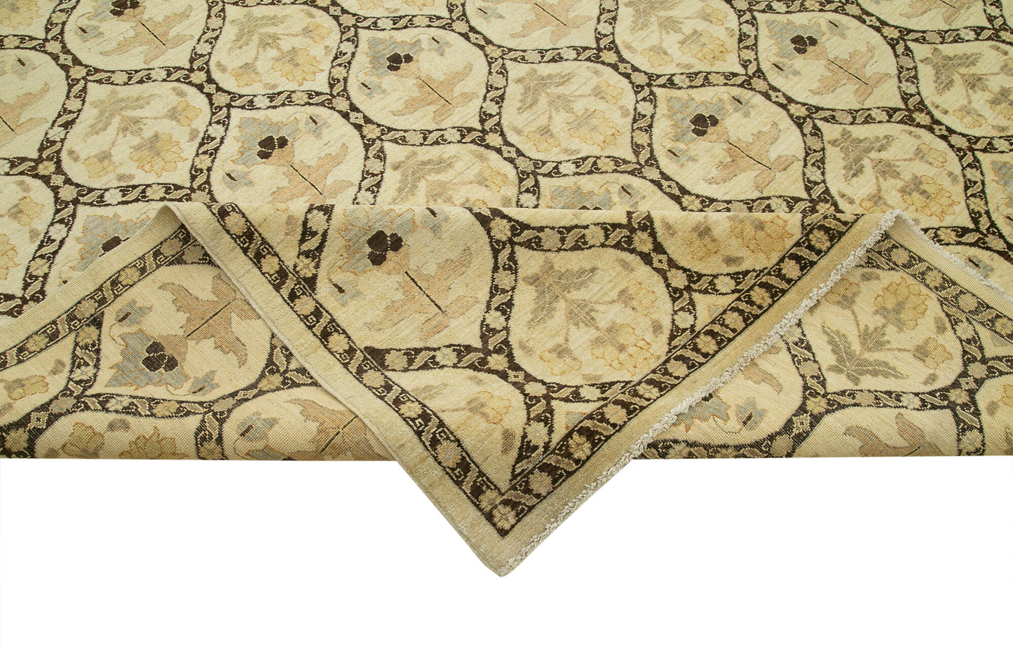 12x15 Beige Oushak Rug - 35954