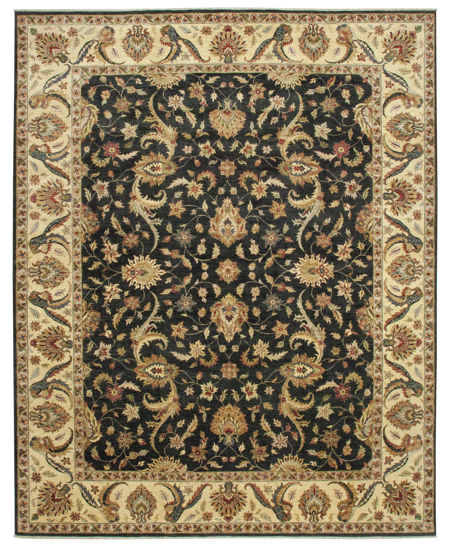 12x15 Beige Oushak Rug - 35955