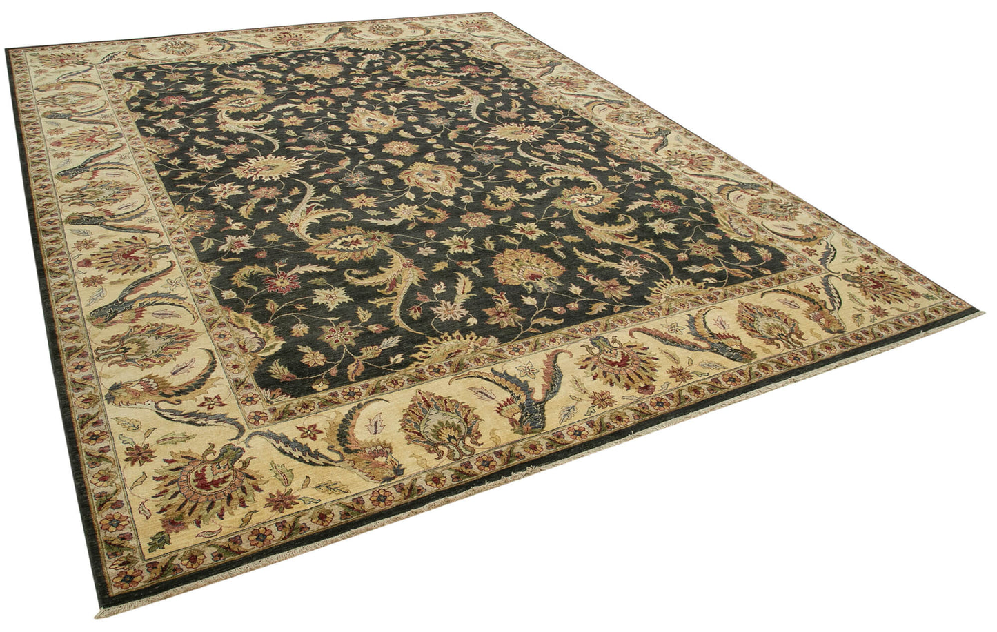 12x15 Beige Oushak Rug - 35955