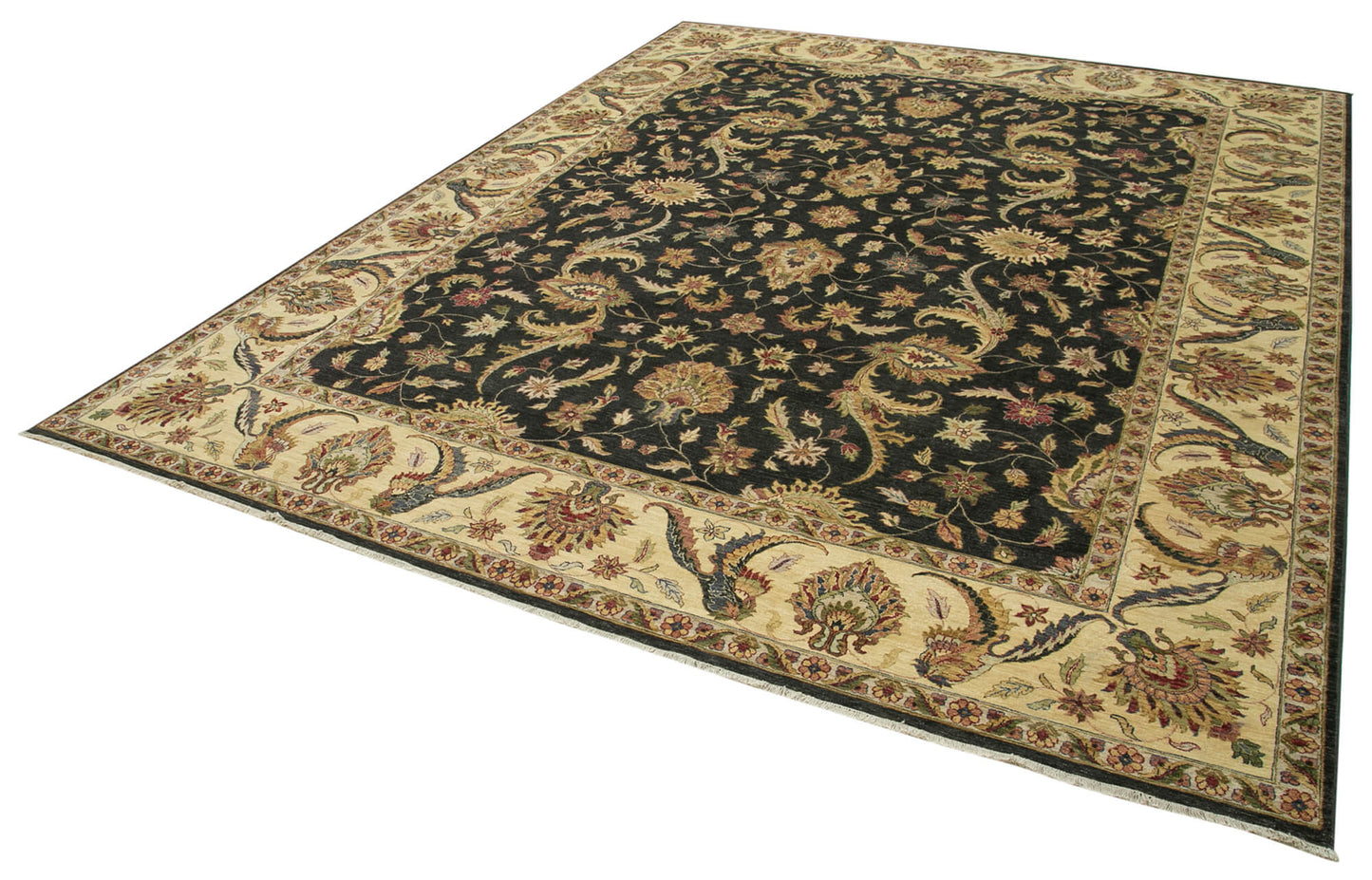 12x15 Beige Oushak Rug - 35955