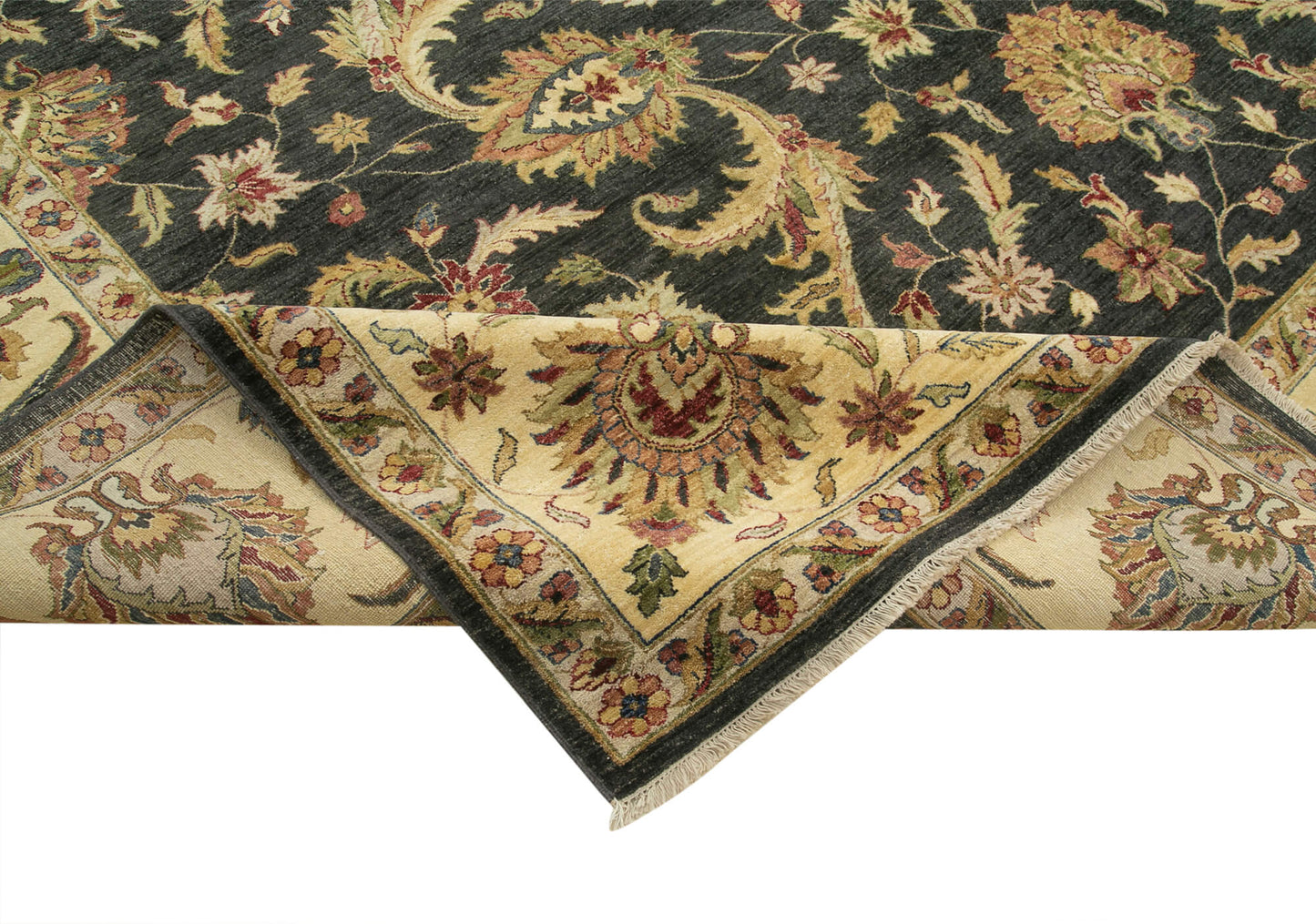 12x15 Beige Oushak Rug - 35955