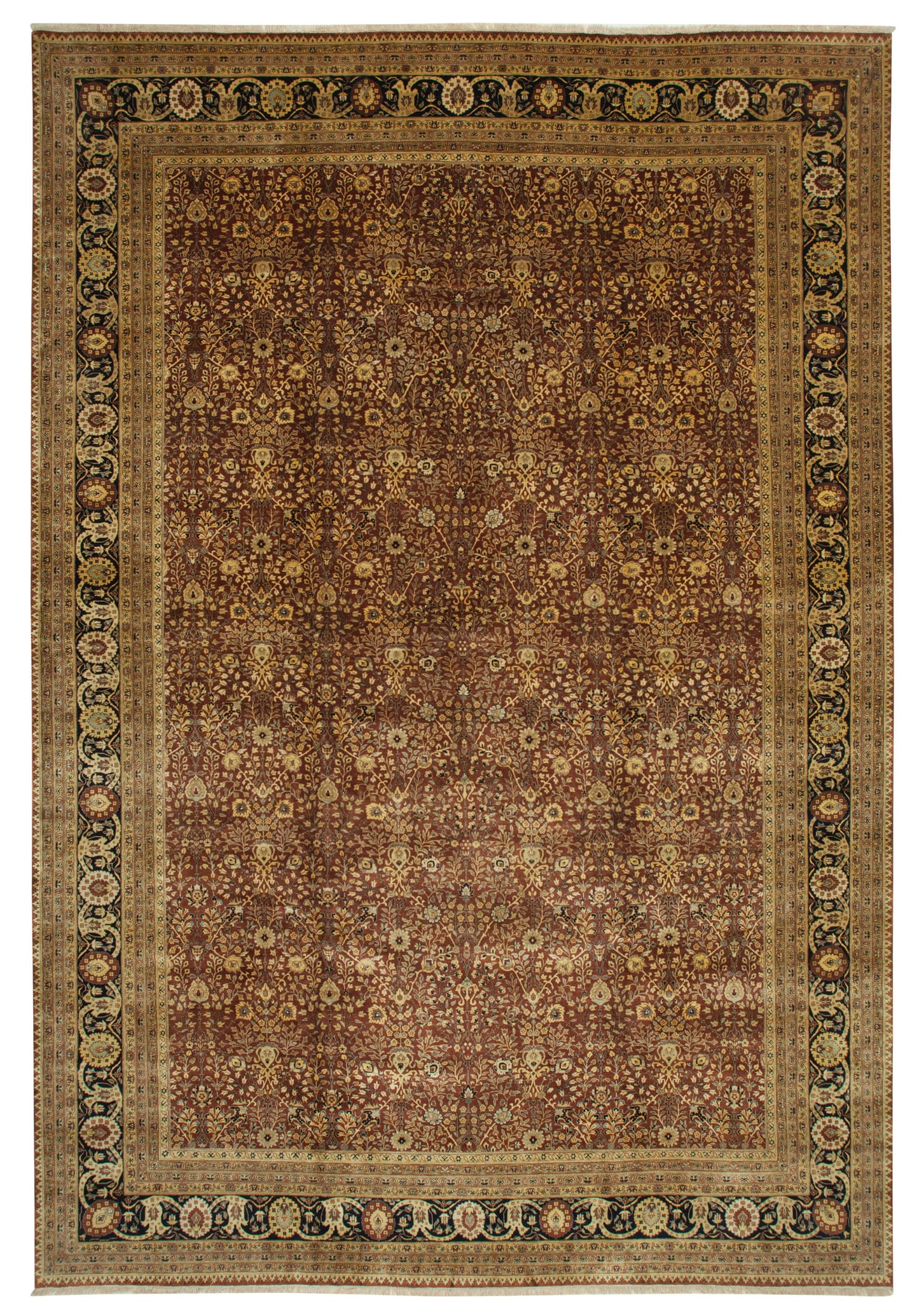 12x18 Beige Oushak Rug - 35956