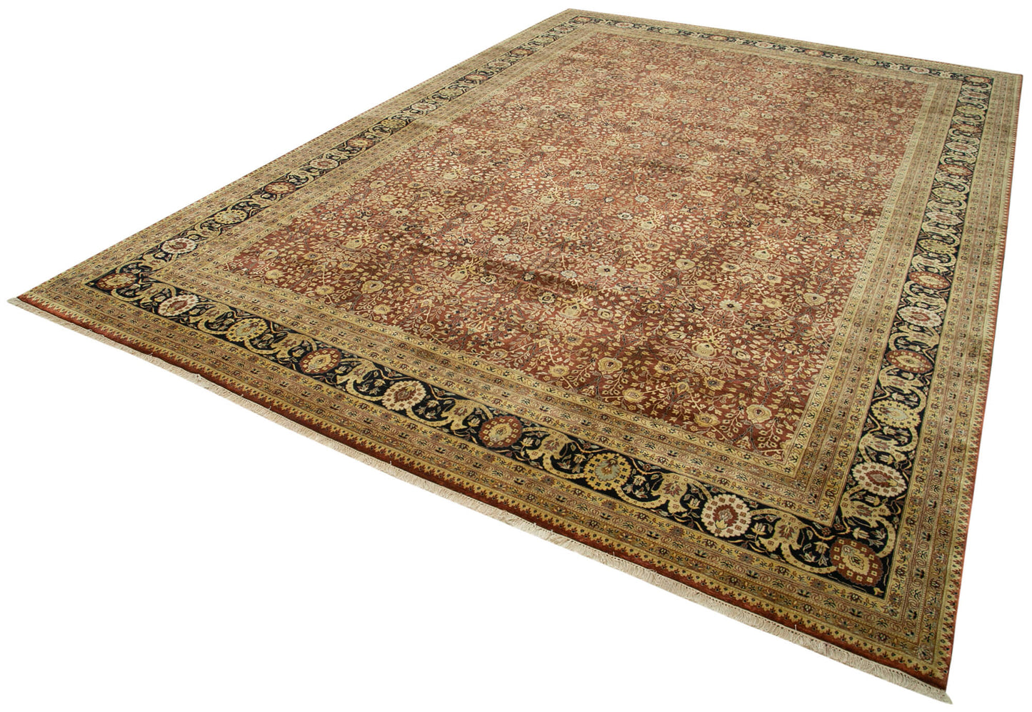 12x18 Beige Oushak Rug - 35956