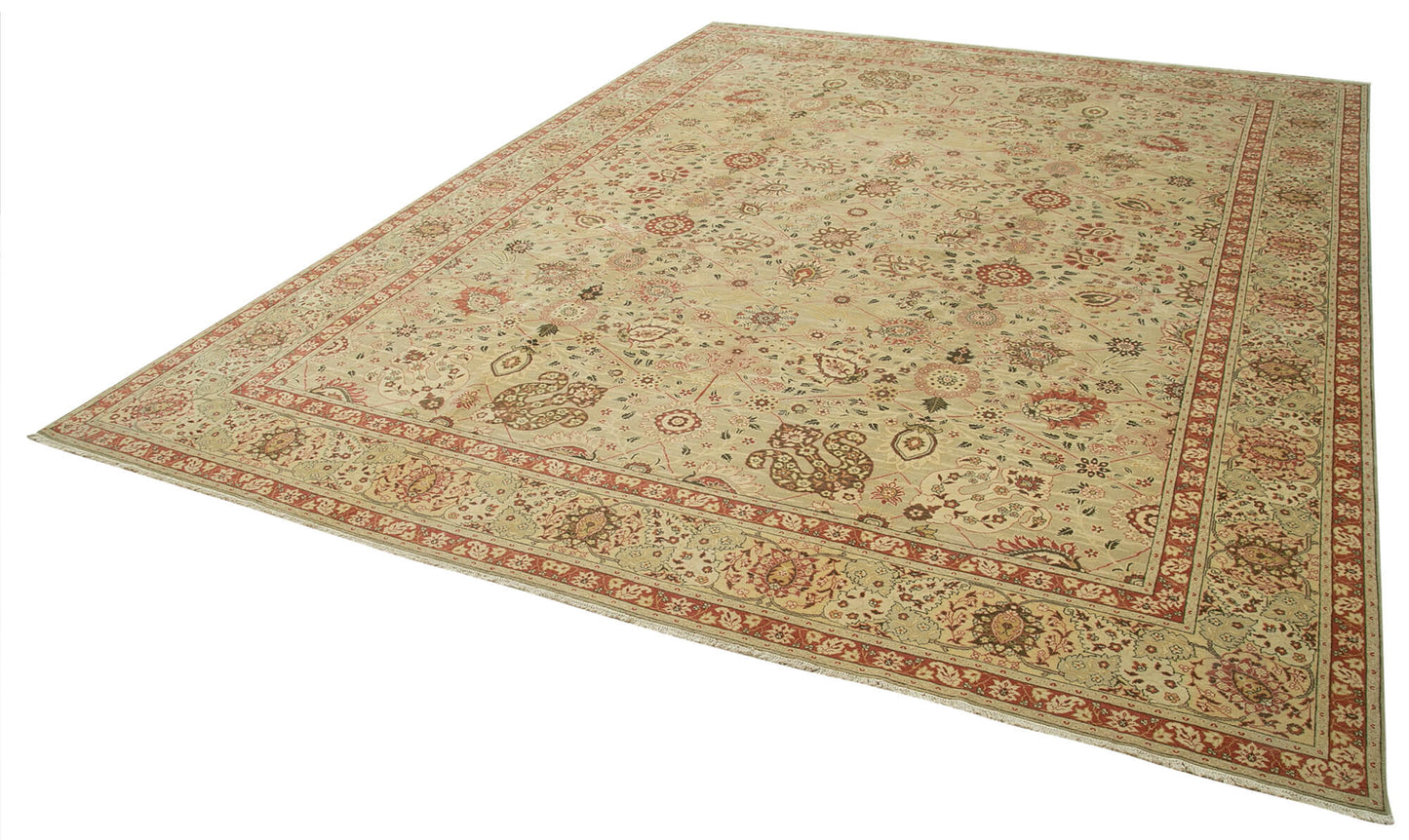 12x16 Beige Oushak Rug - 35960