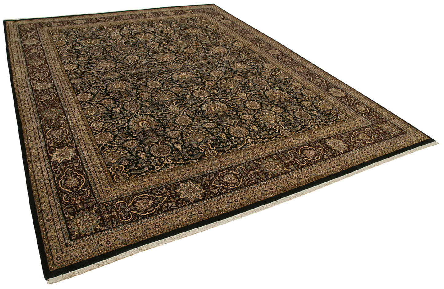 12x15 Black Oushak Rug - 35963