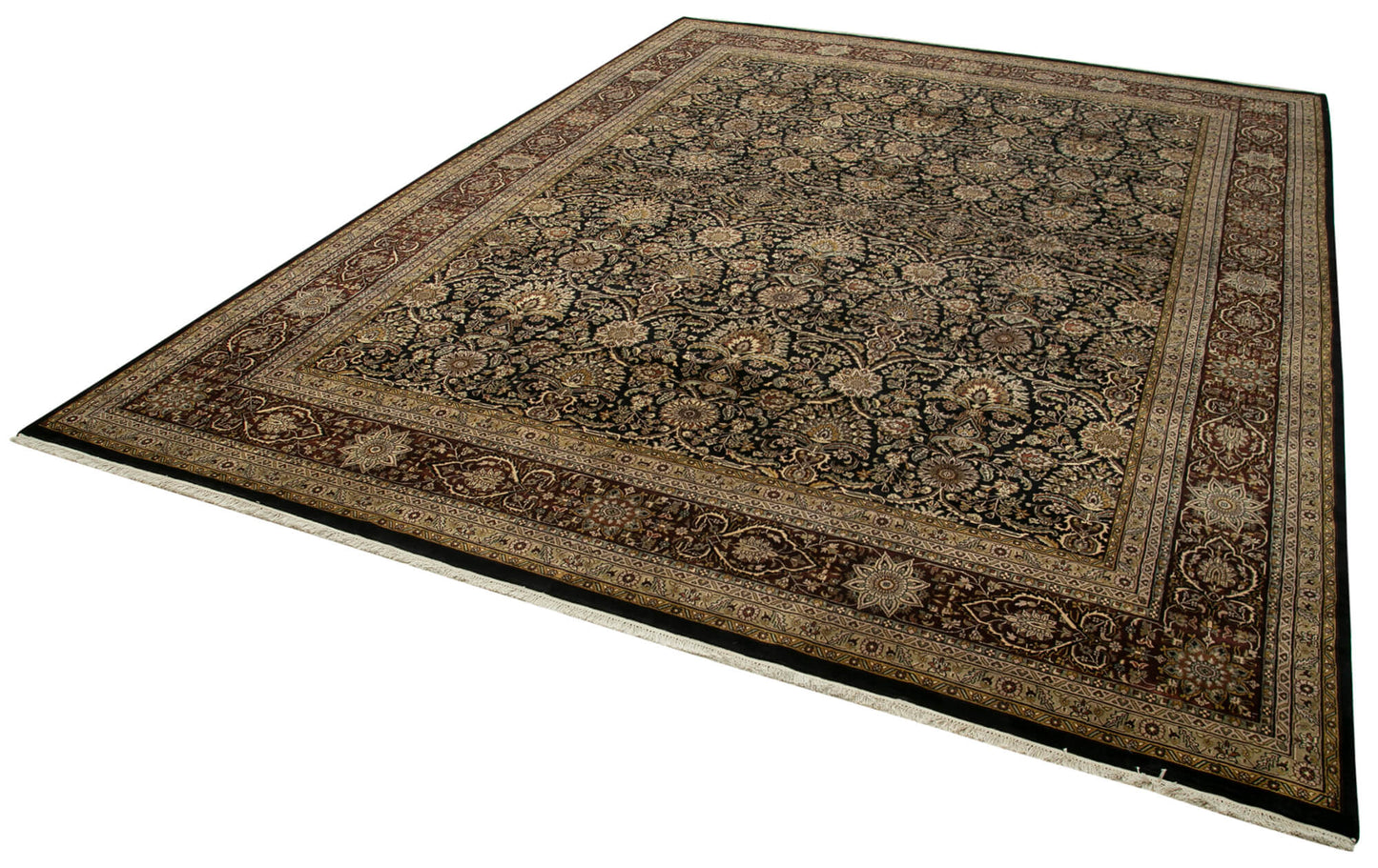 12x15 Black Oushak Rug - 35963