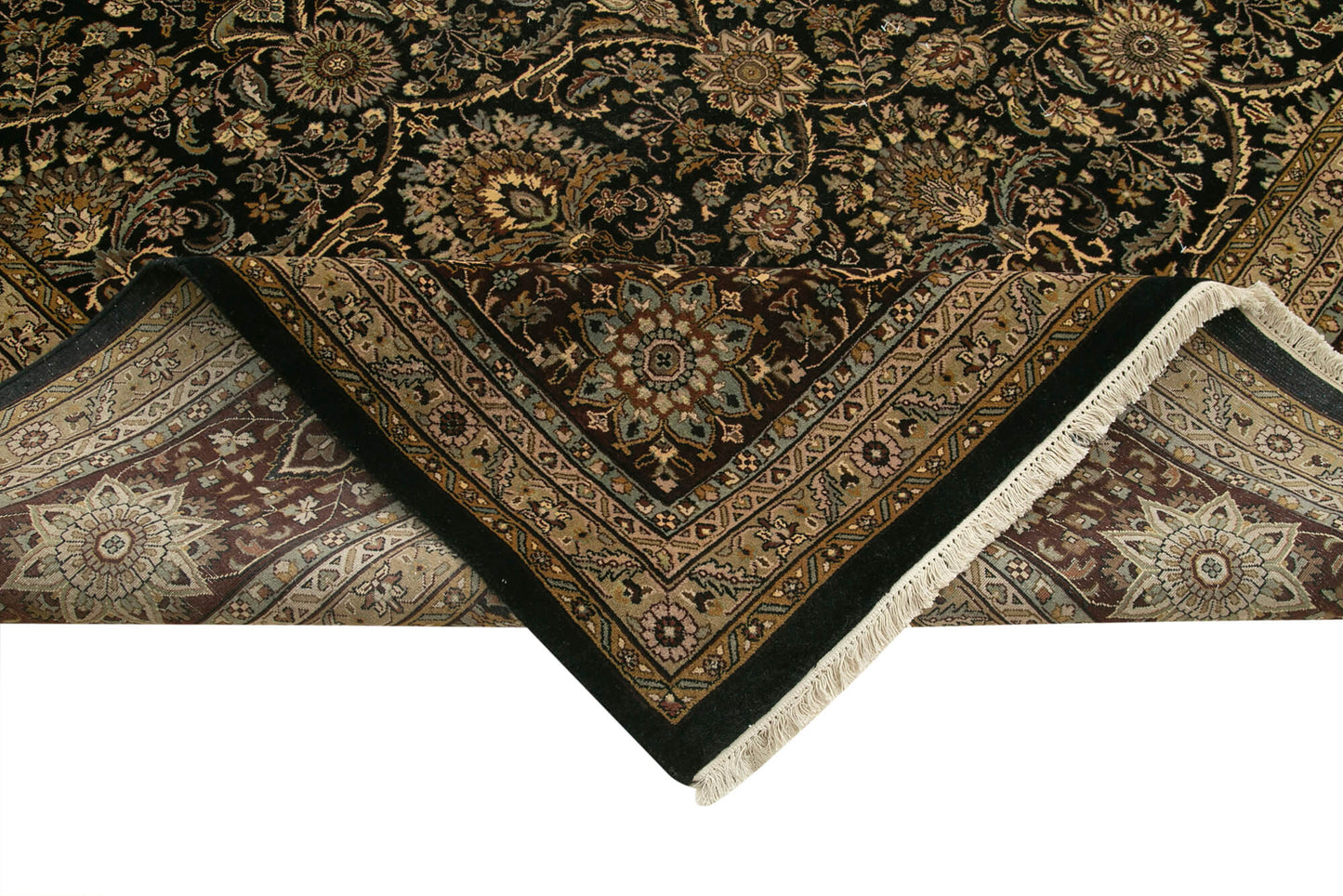 12x15 Black Oushak Rug - 35963