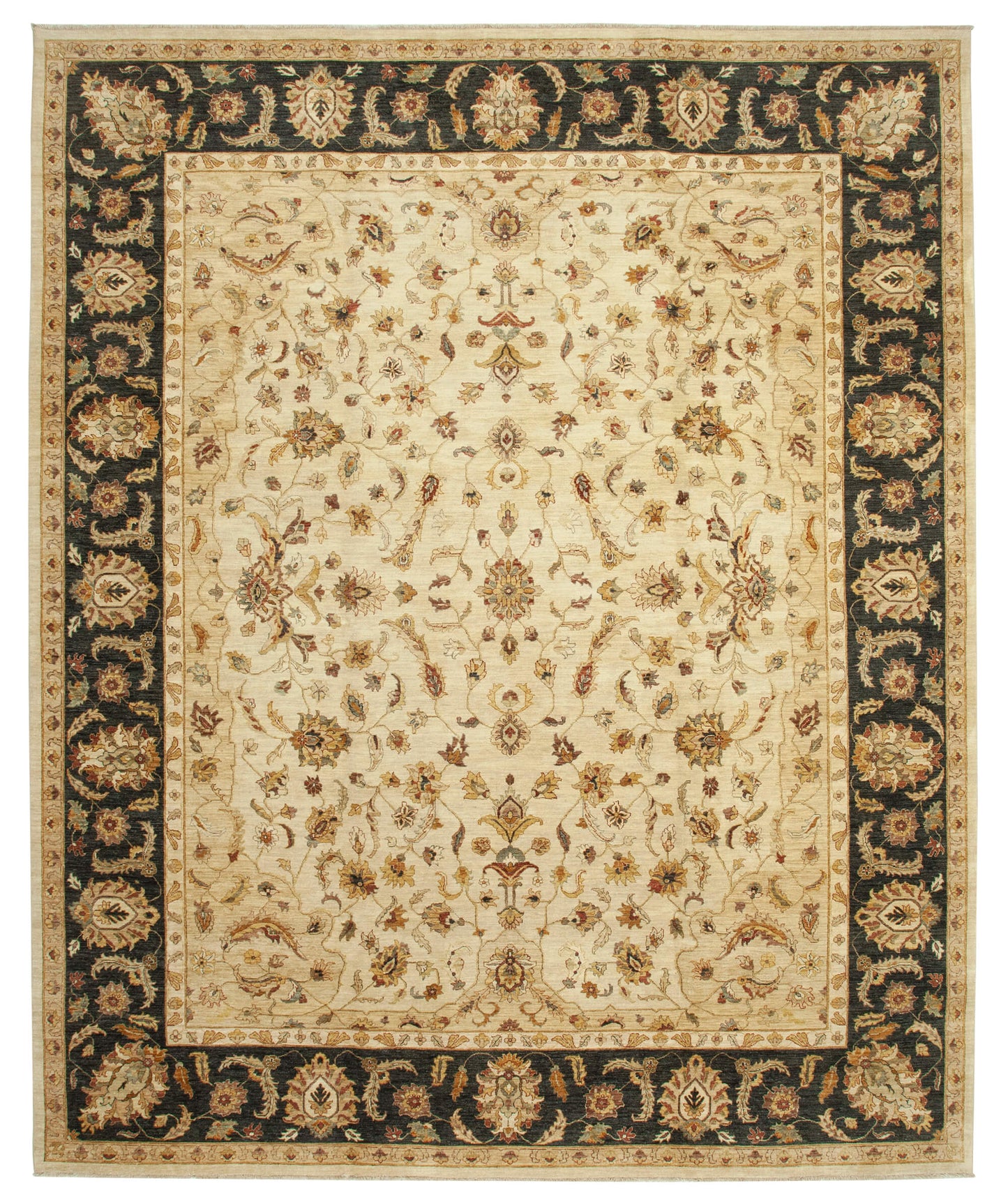 12x15 Beige Oushak Rug - 35966