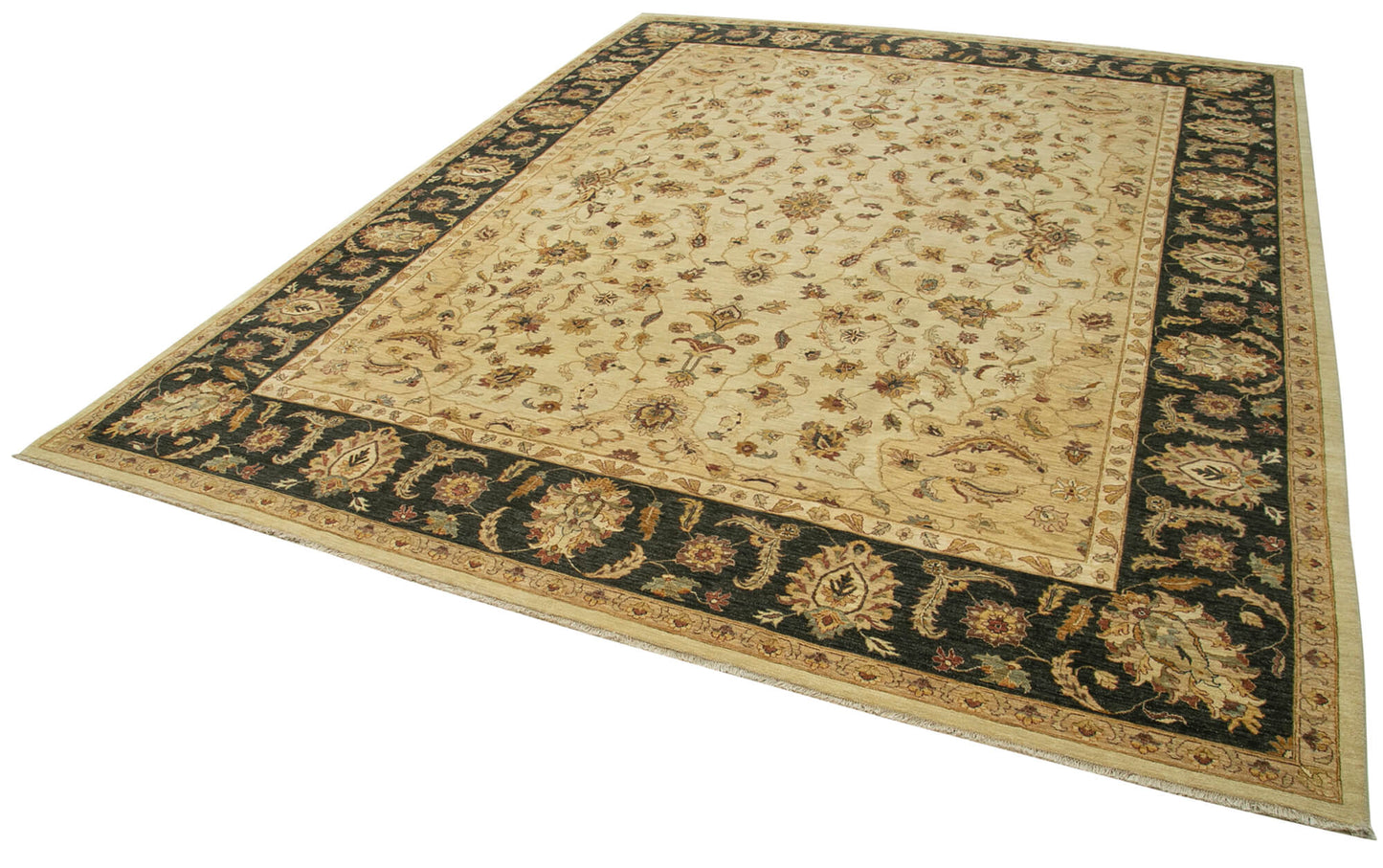 12x15 Beige Oushak Rug - 35966