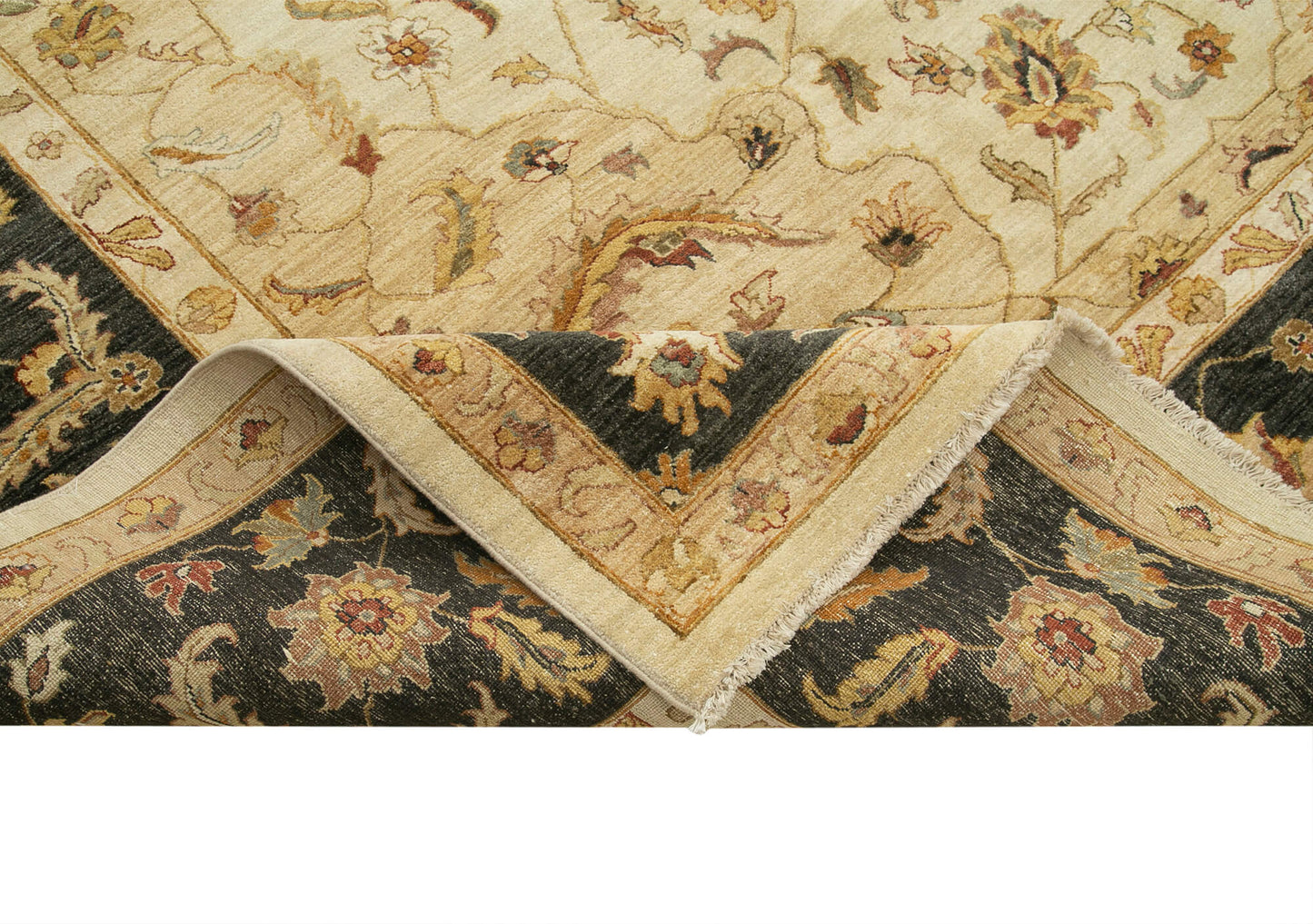 12x15 Beige Oushak Rug - 35966