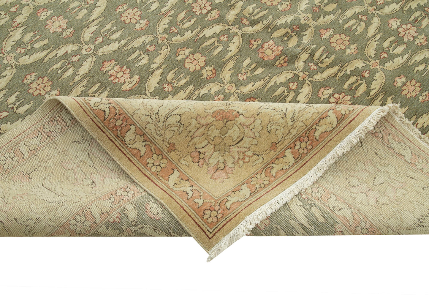 12x15 Beige Oushak Rug - 35967