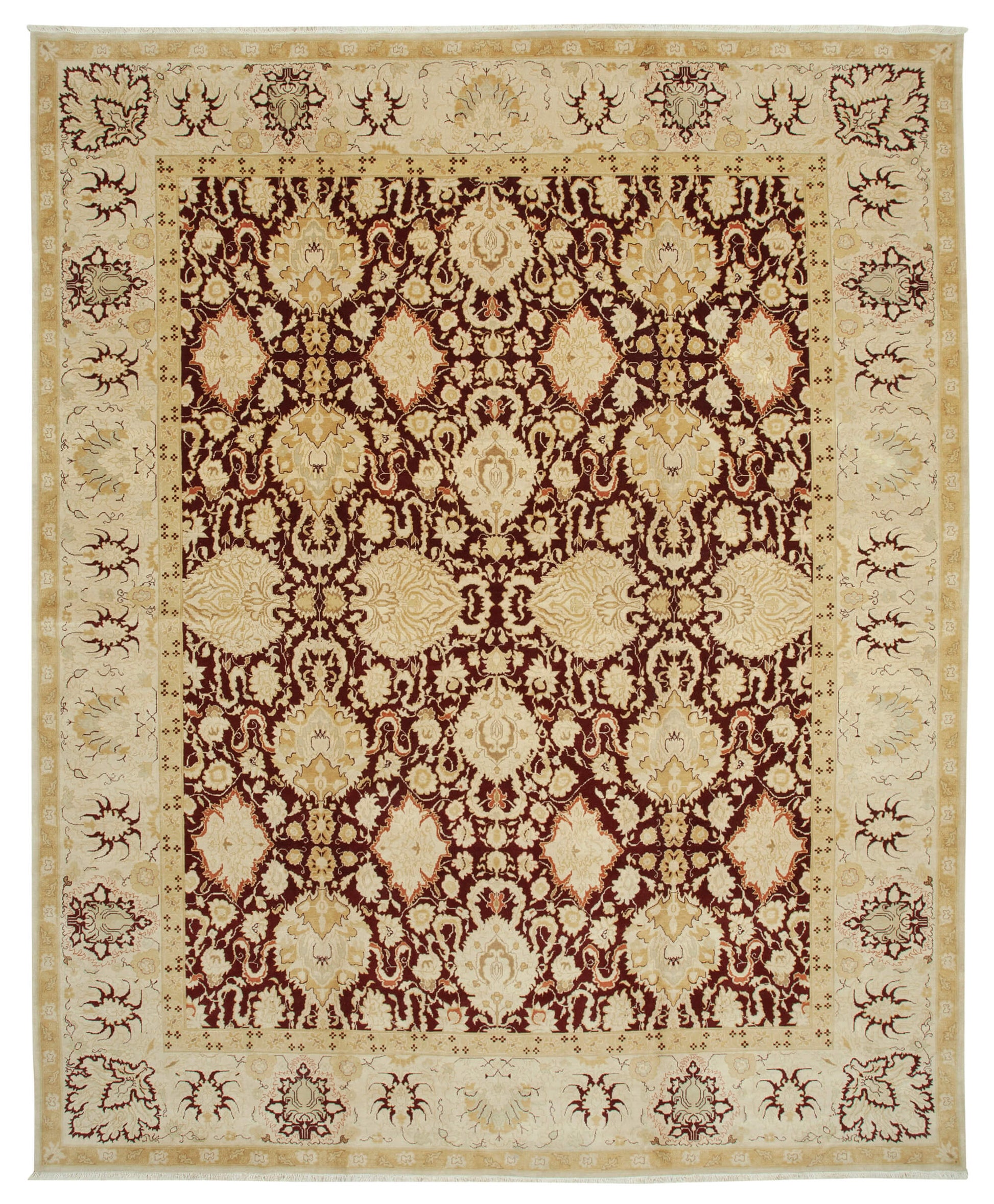 12x15 Beige Oushak Rug - 35970