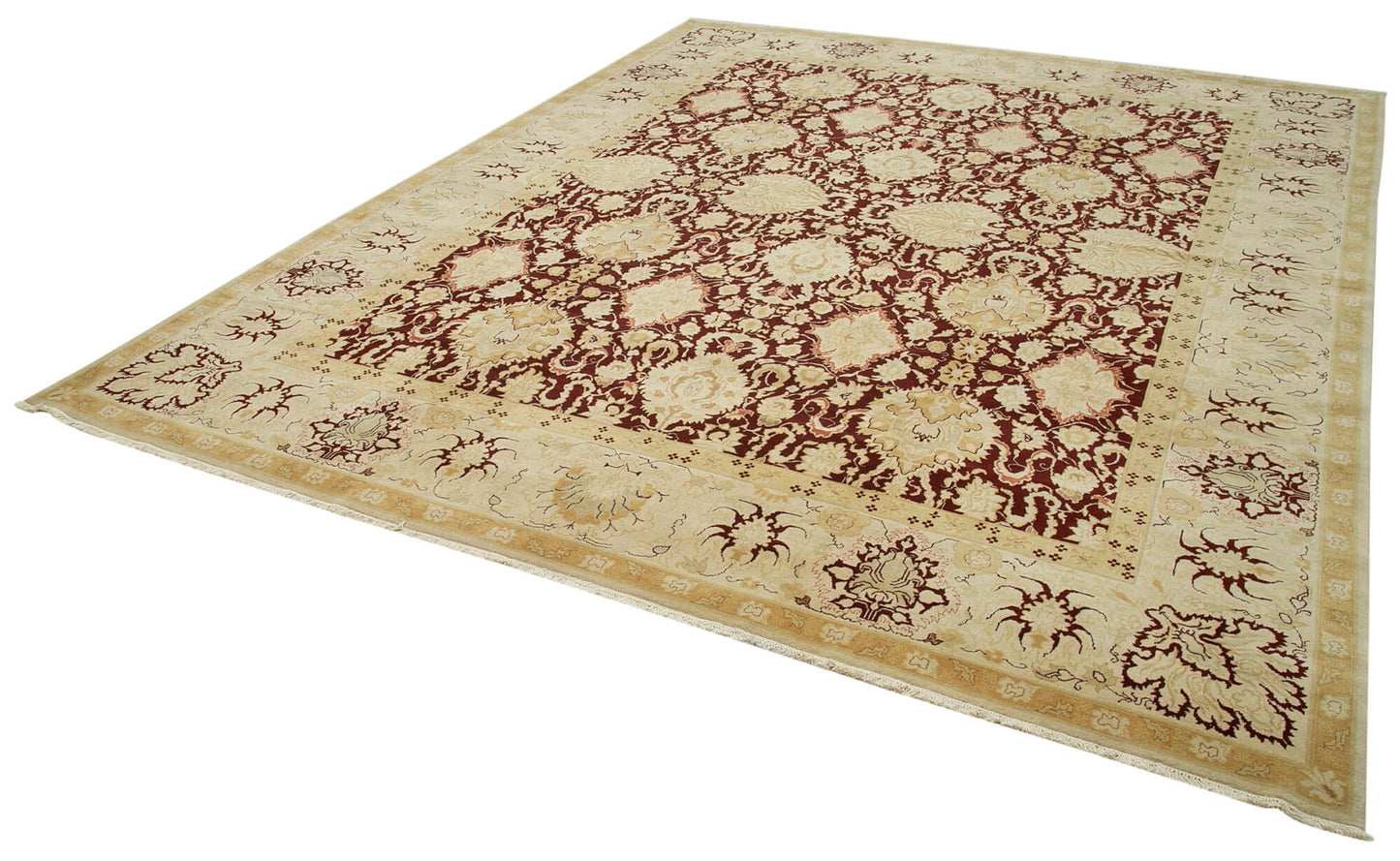 12x15 Beige Oushak Rug - 35970