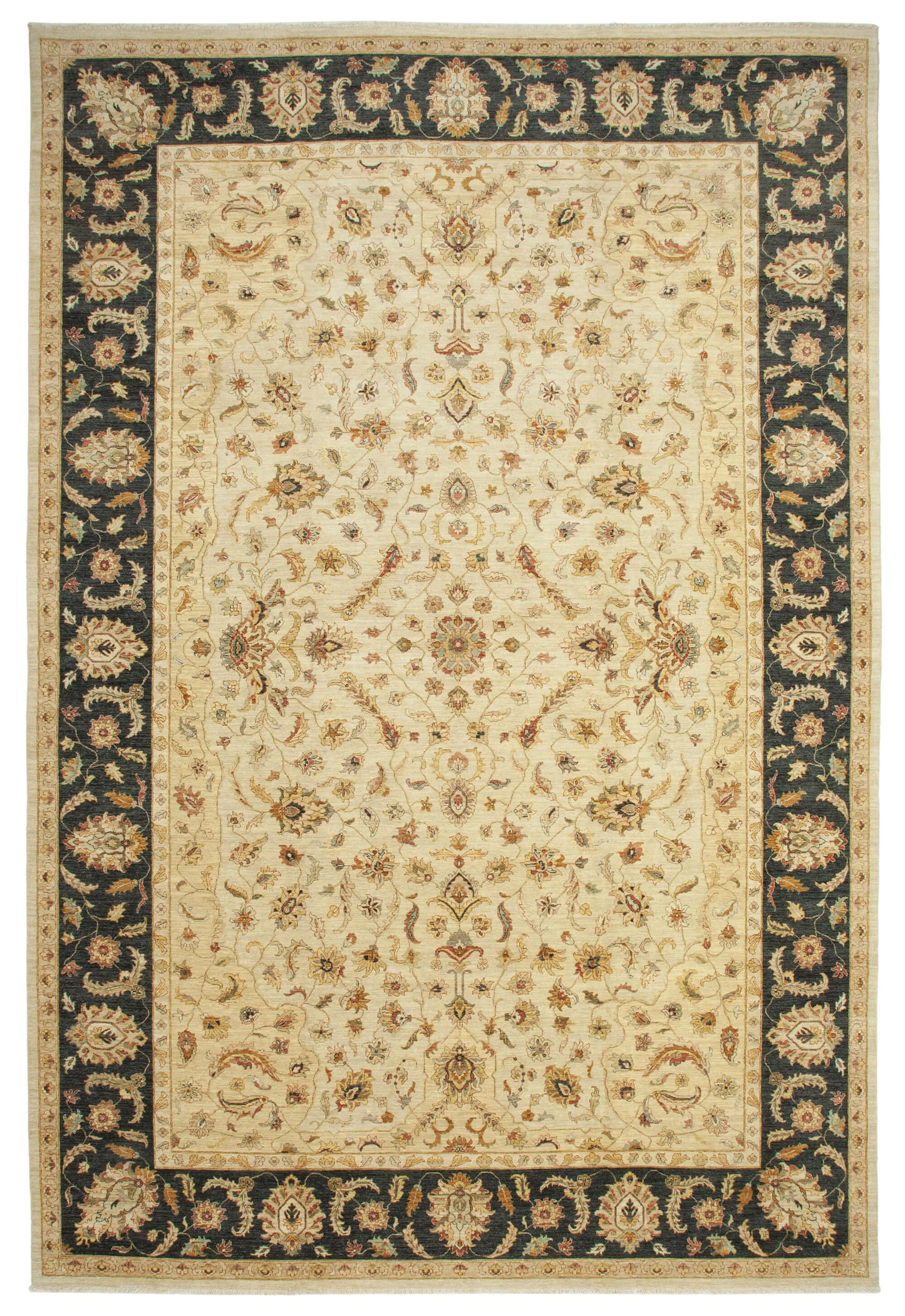 12x18 Beige Oushak Rug - 35975