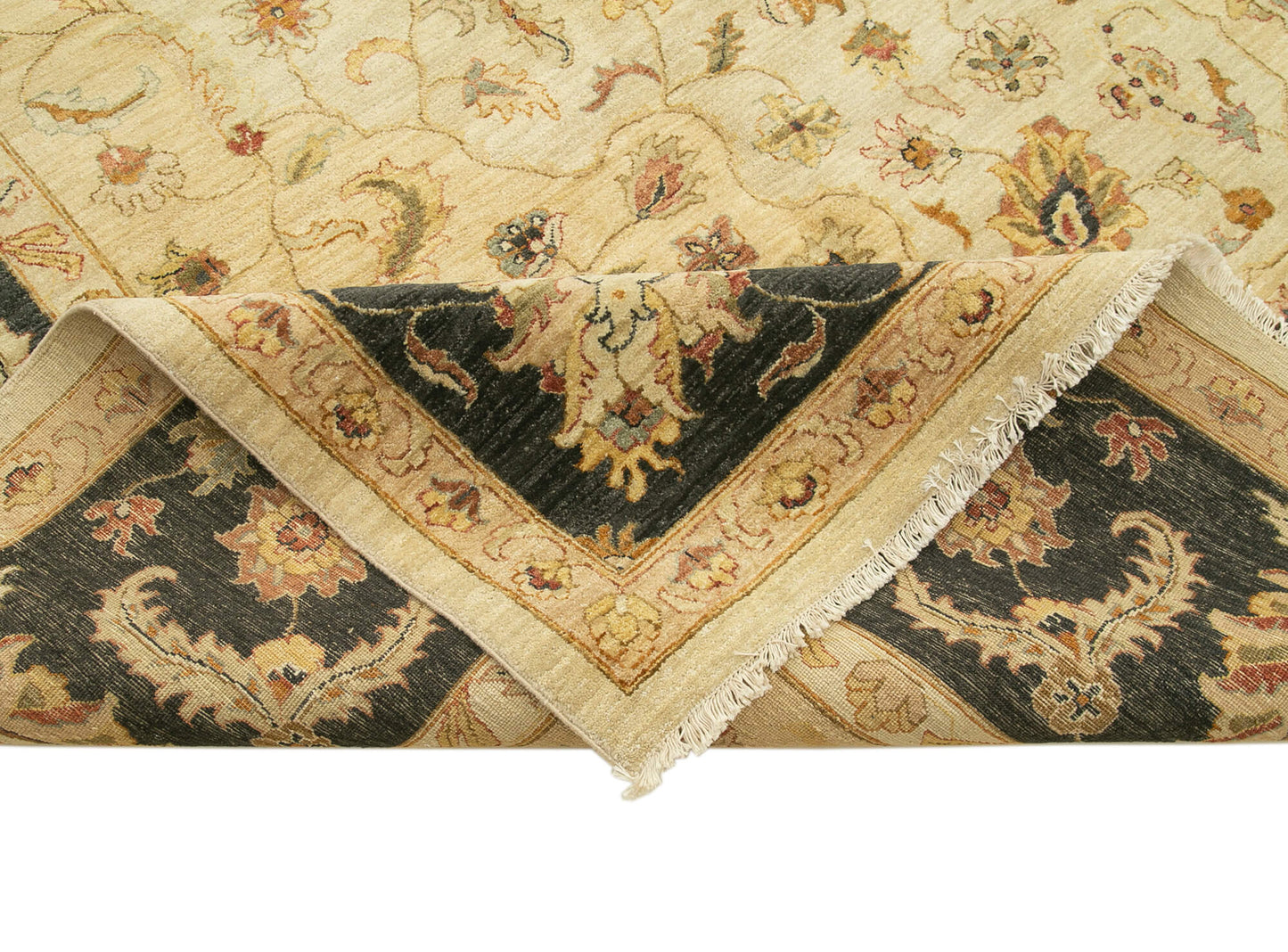 12x18 Beige Oushak Rug - 35975