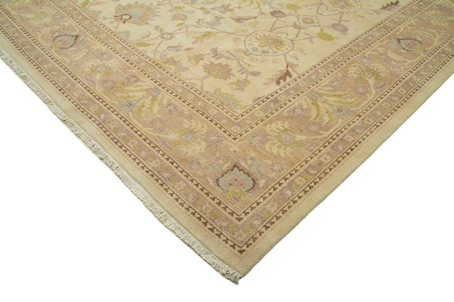 12x18 Beige Oushak Rug - 35978