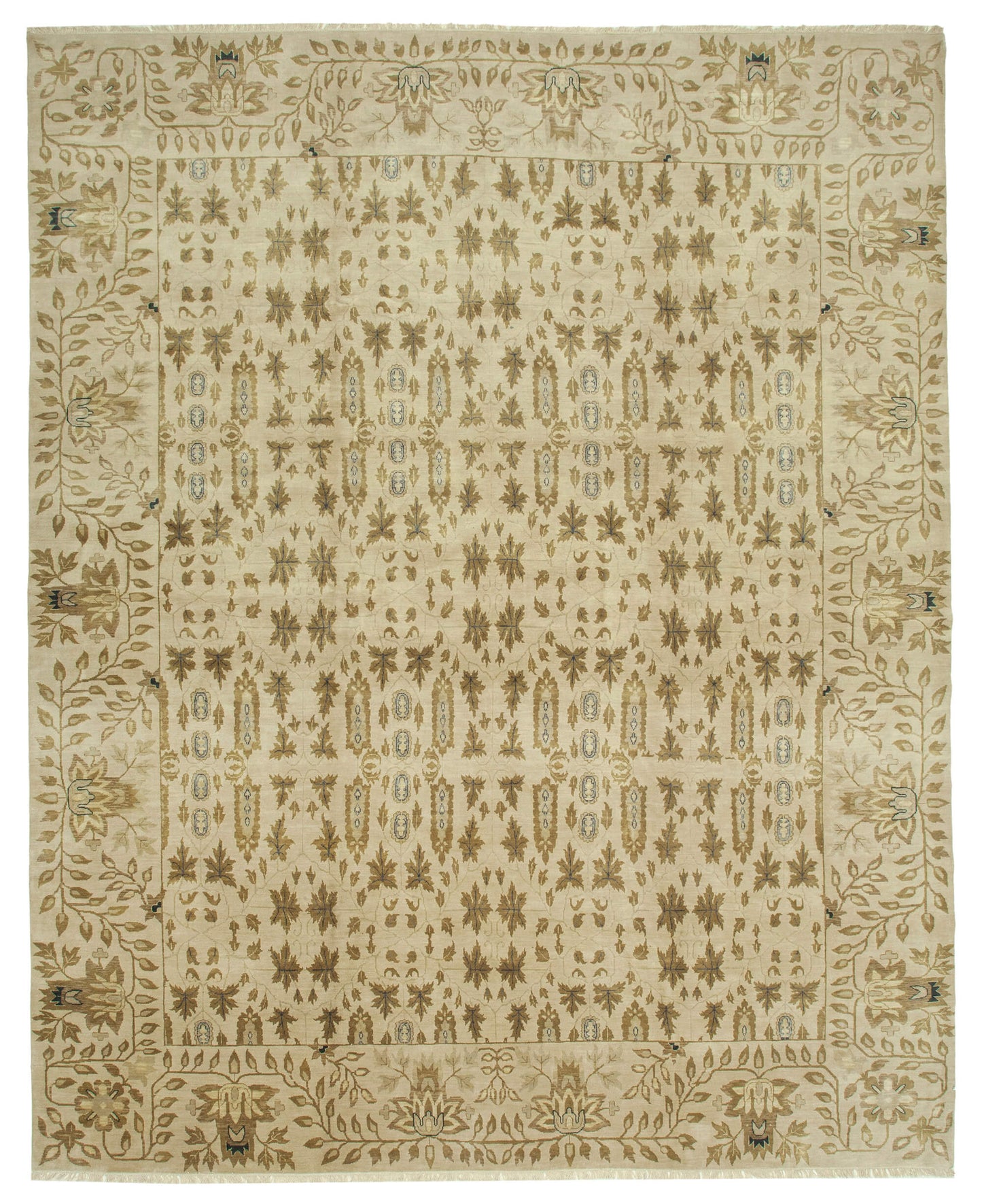 12x14 Beige Oushak Rug - 35984