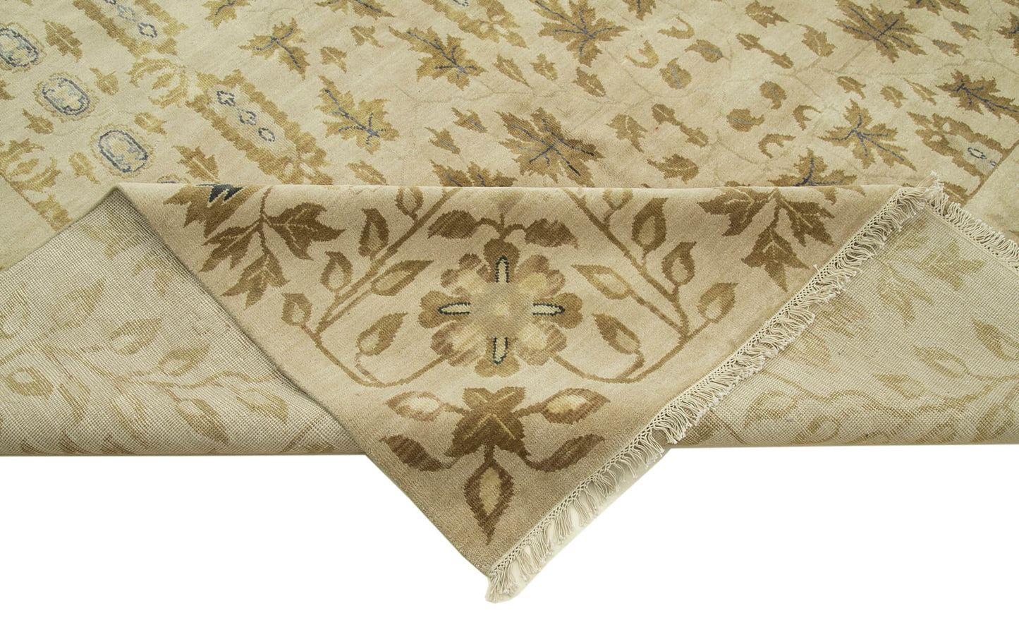 12x14 Beige Oushak Rug - 35984