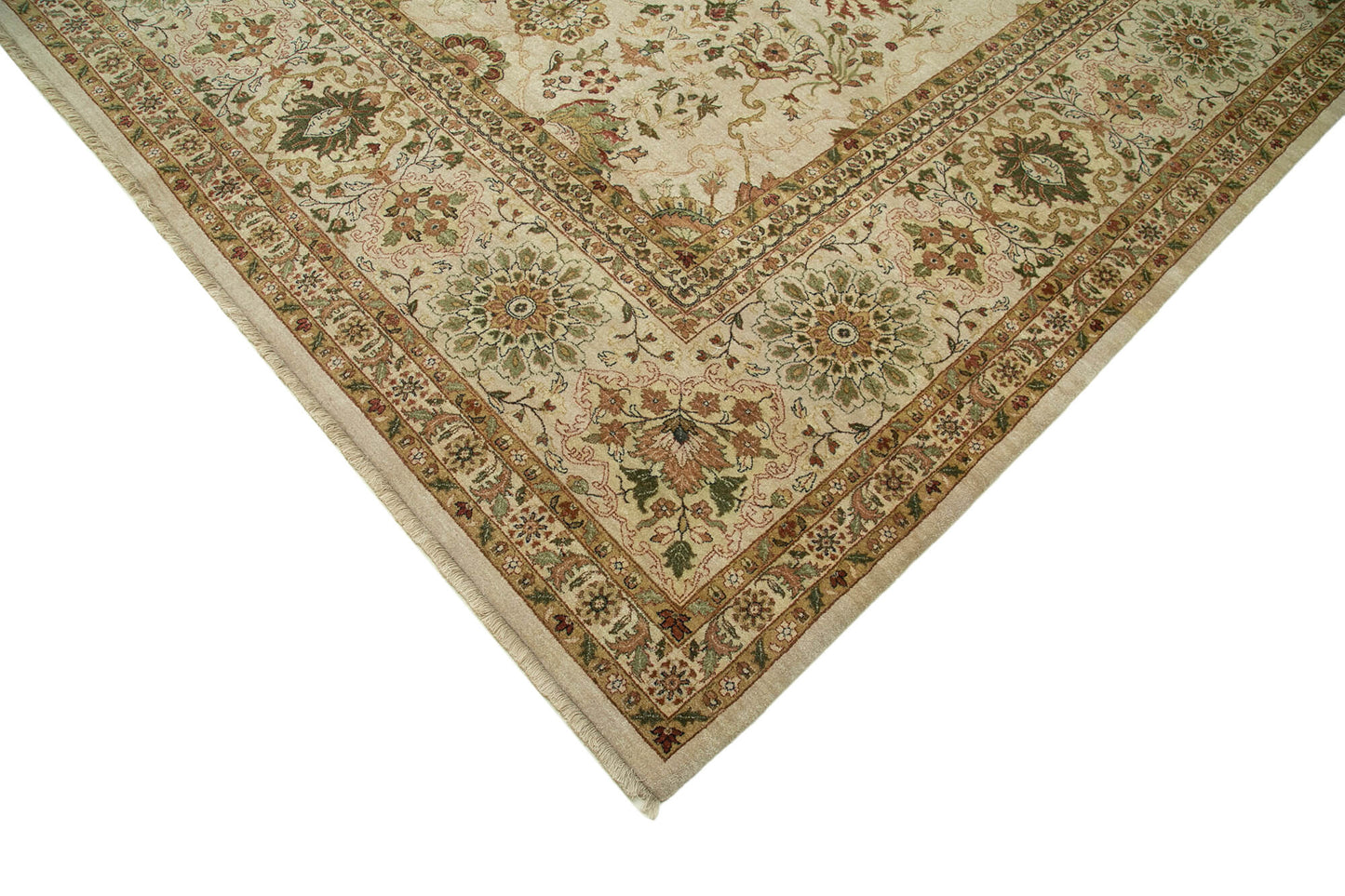 13x17 Beige Oushak Rug - 35986