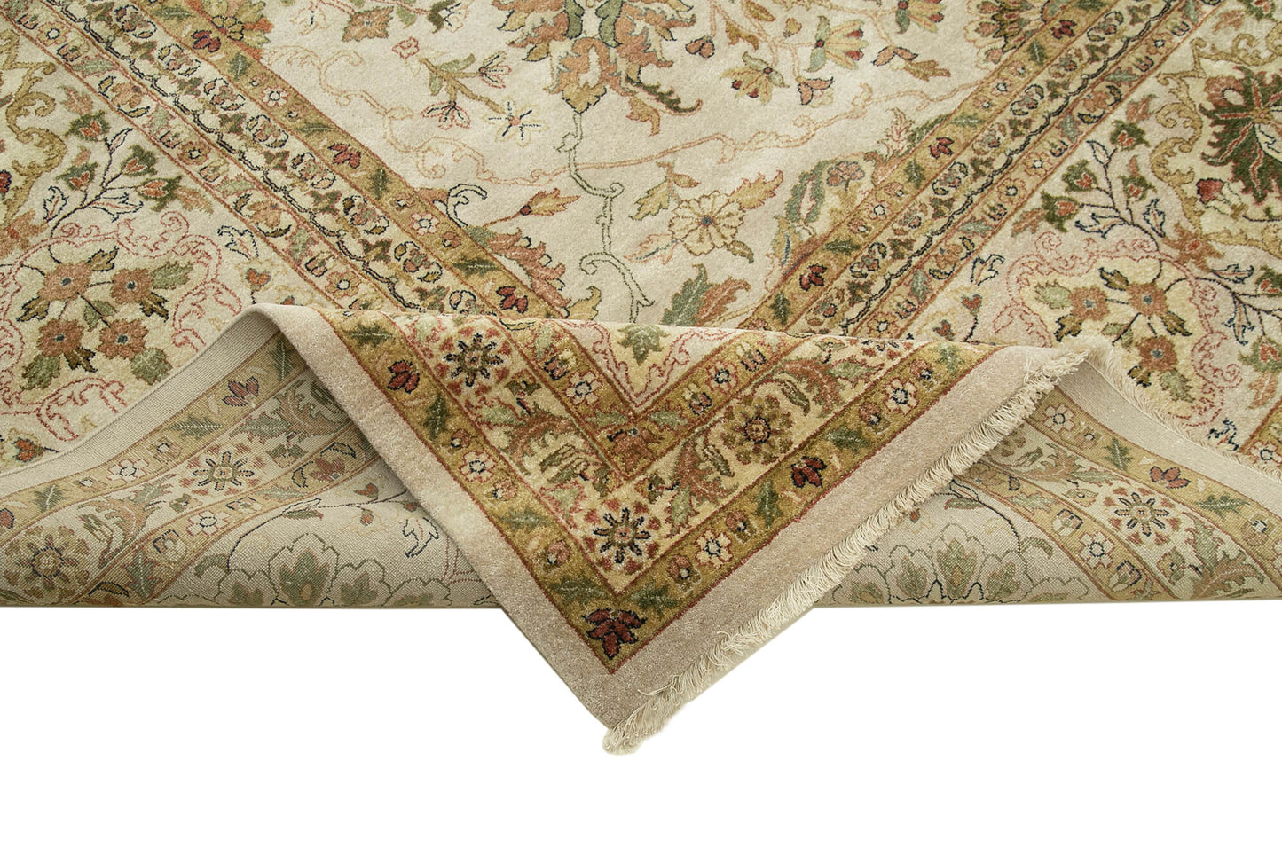 13x17 Beige Oushak Rug - 35986