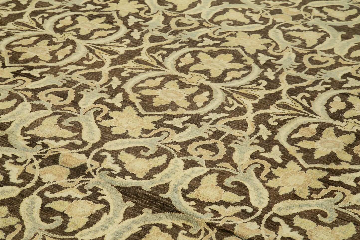 13x18 Beige Oushak Rug - 35987