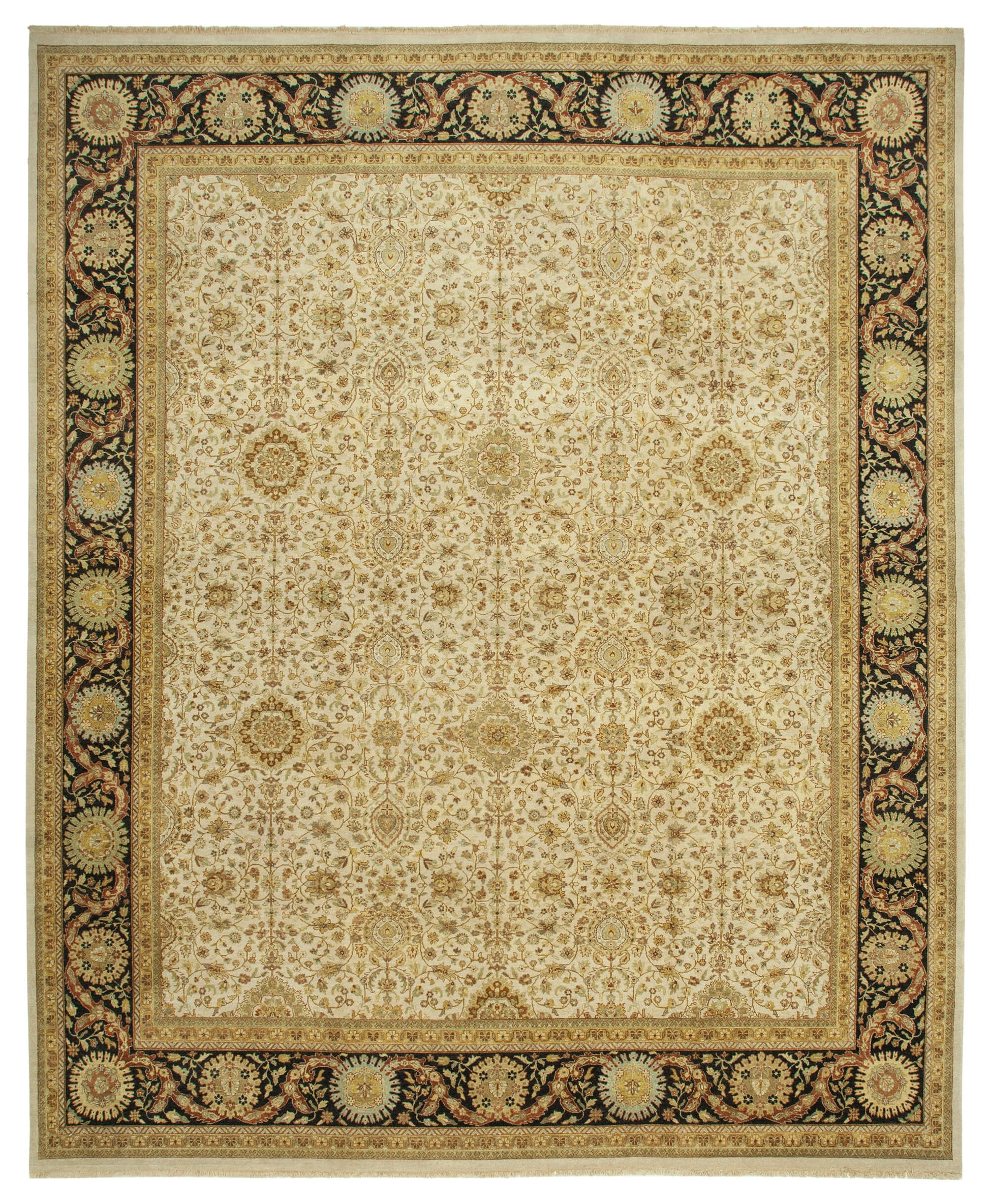 12x15 Beige Oushak Rug - 35988