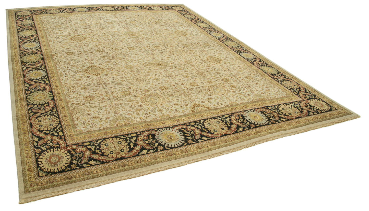 12x15 Beige Oushak Rug - 35988