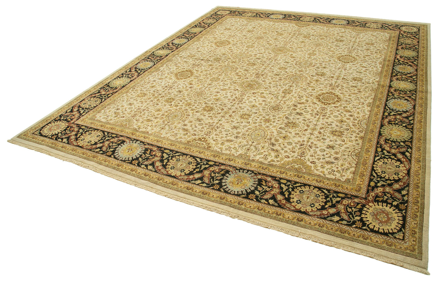 12x15 Beige Oushak Rug - 35988