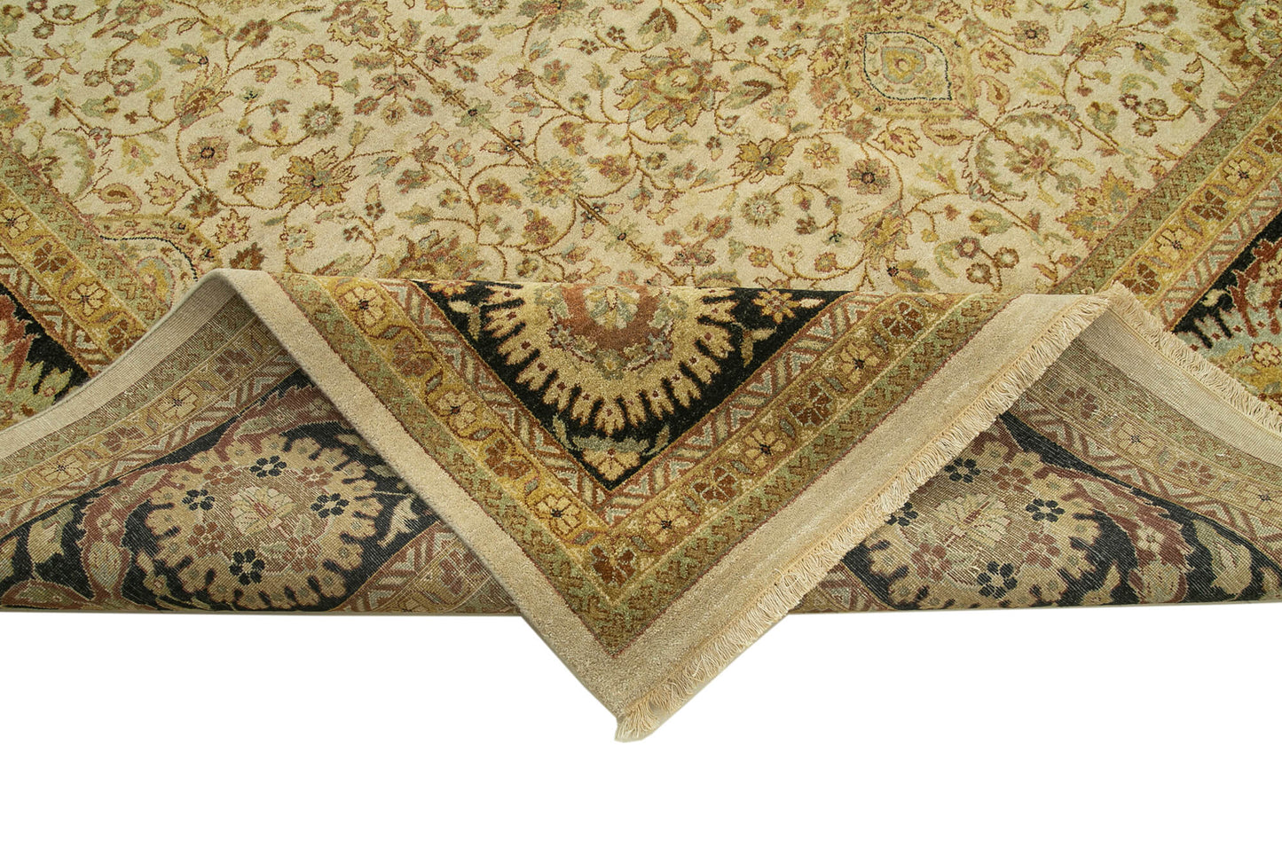 12x15 Beige Oushak Rug - 35988