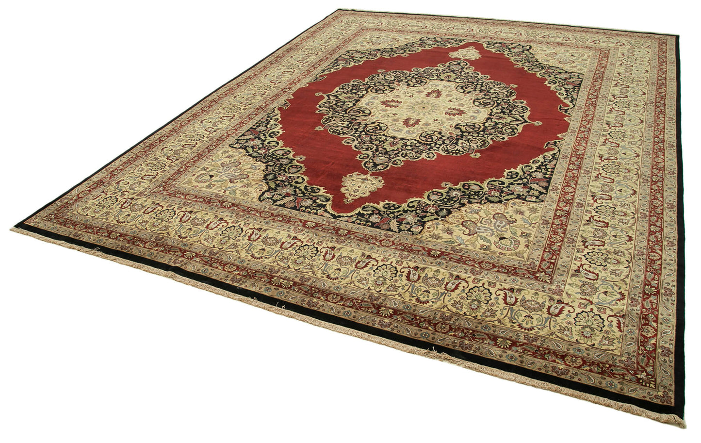 12x15 Beige Oushak Rug - 35989