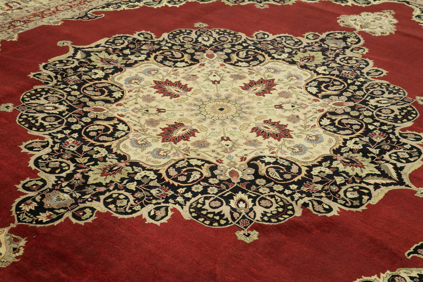 12x15 Beige Oushak Rug - 35989